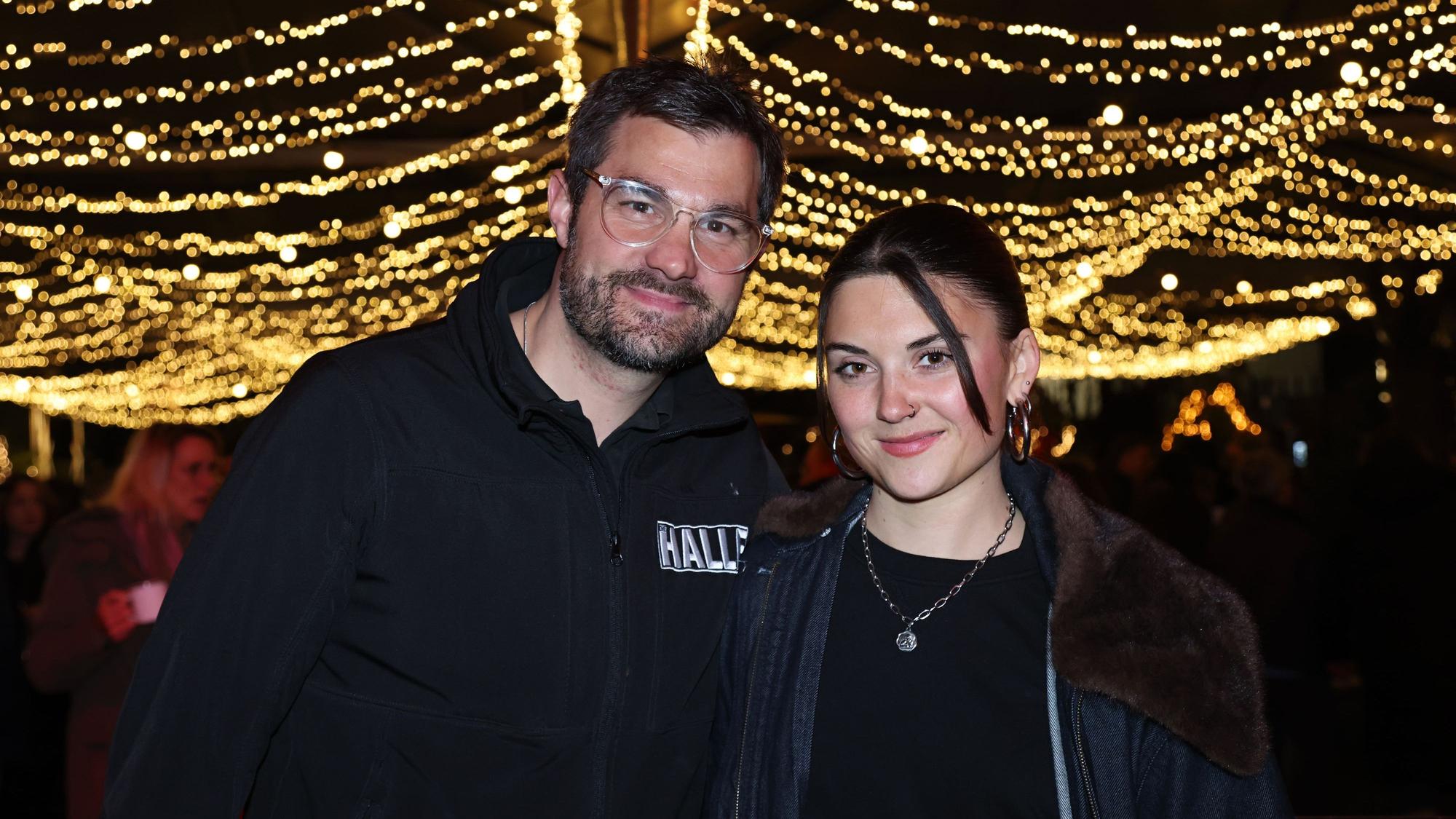 Christian Herder und Lynn Franzen in der Halle Tor 2.