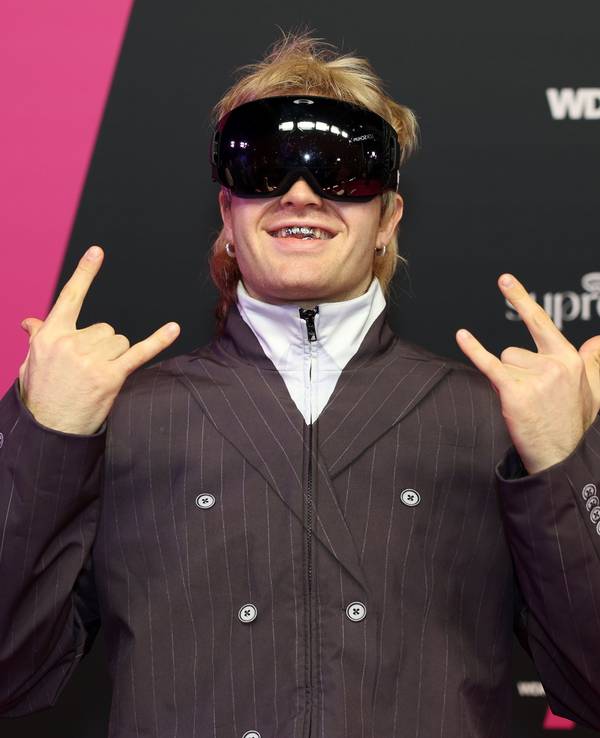 Rapper Ski Aggu bei der 1Live-Krone