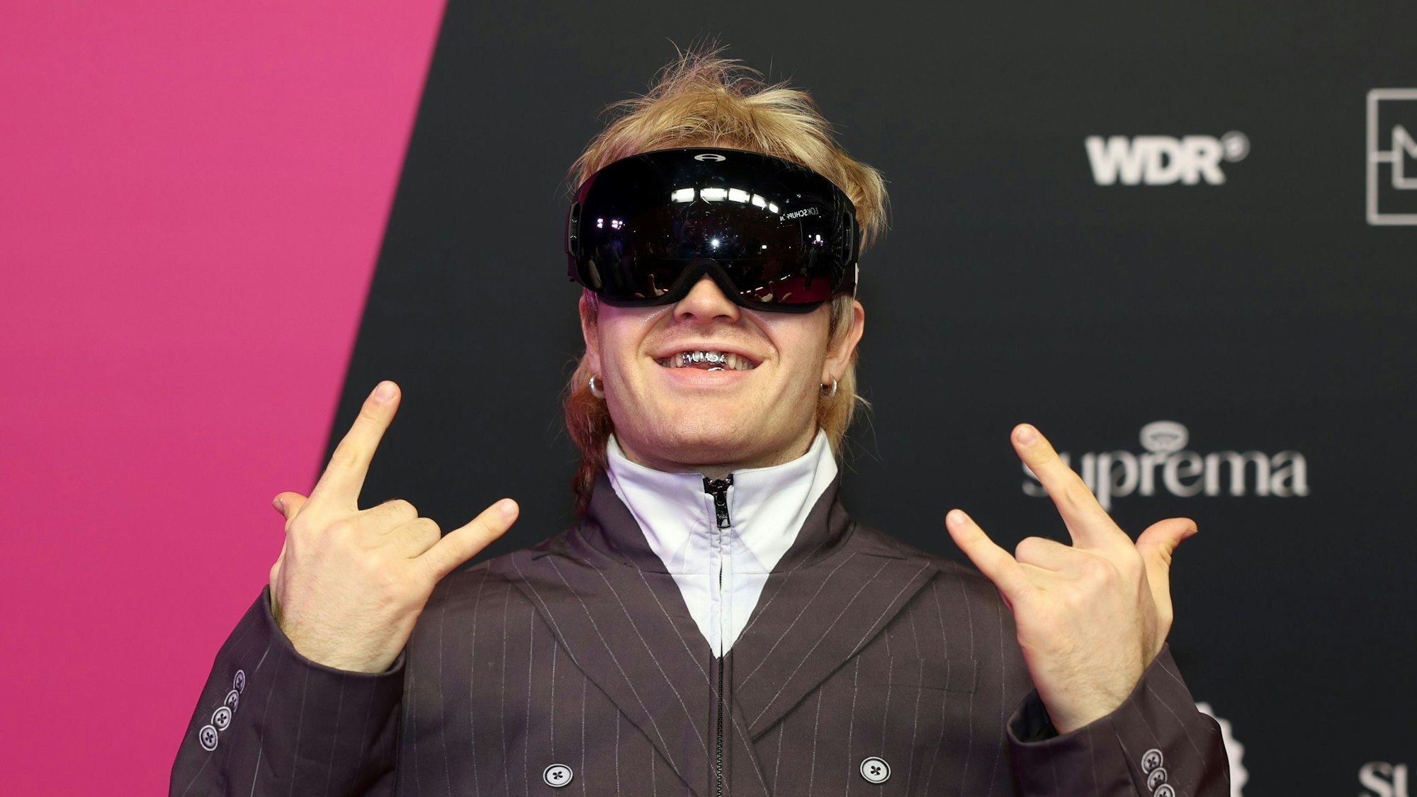 Rapper Ski Aggu bei der 1Live-Krone