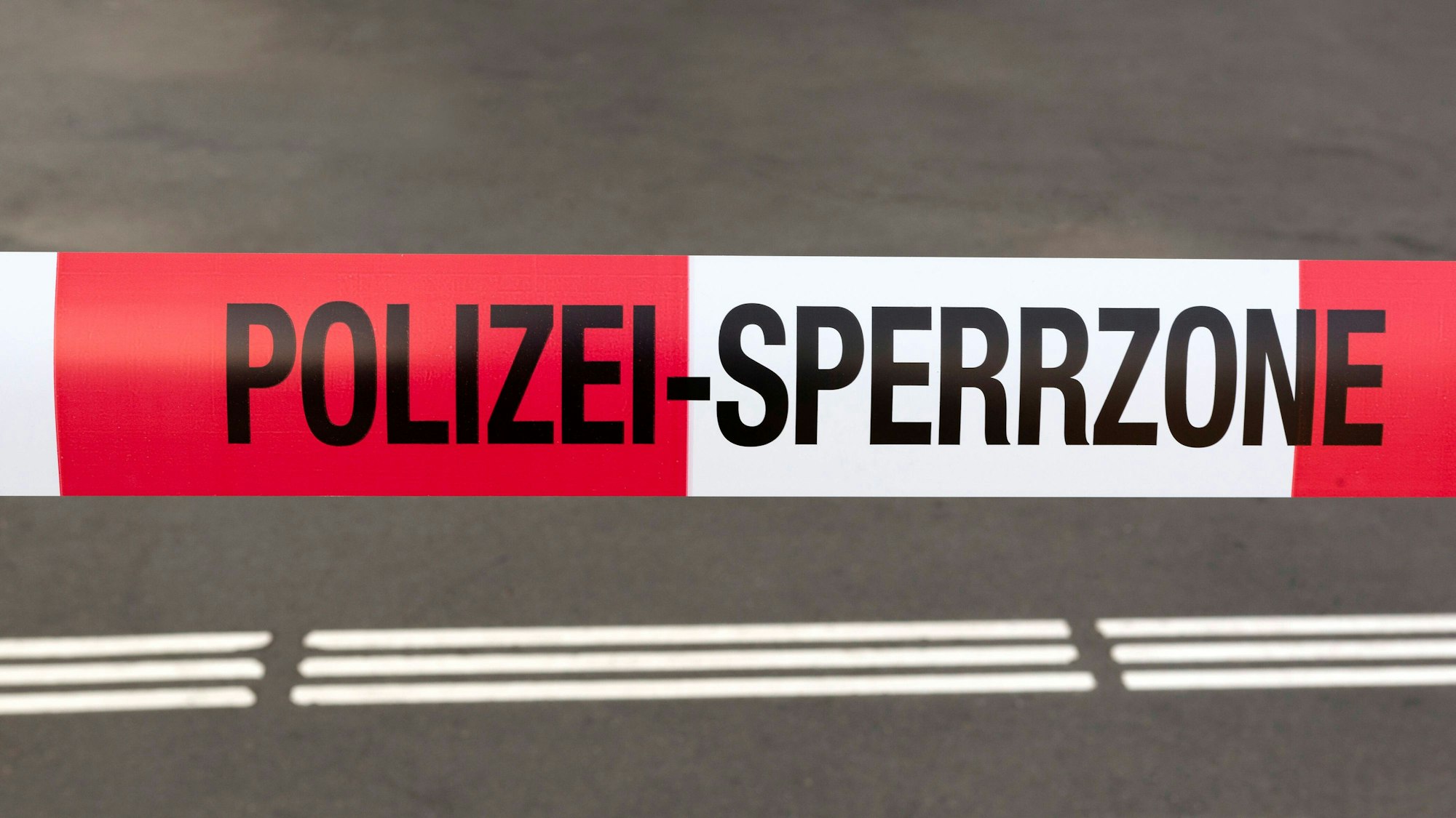 Polizei Sperrzone Absperrband