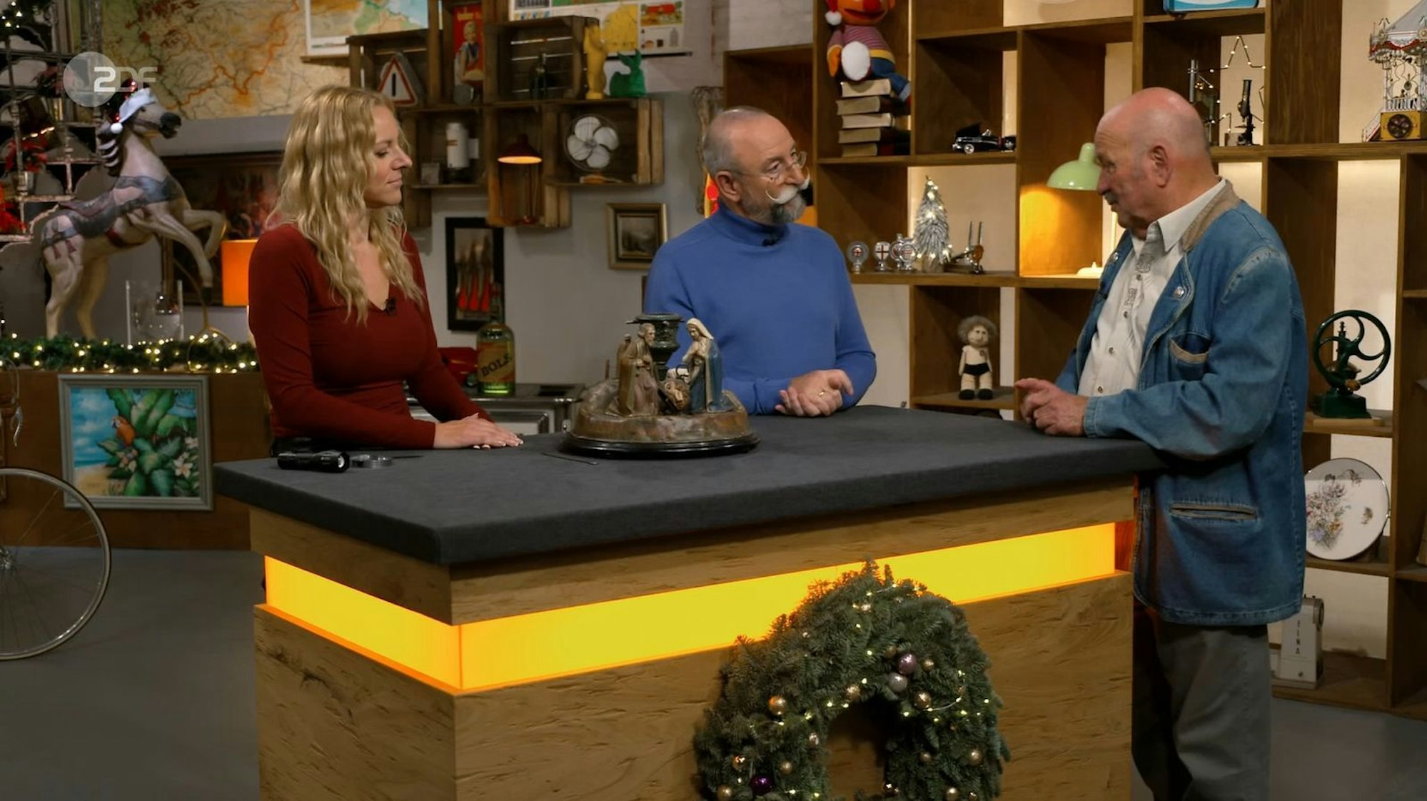 Verkäufer Willi erhoffte sich 700 bis 800 Euro. (Bild: ZDF)