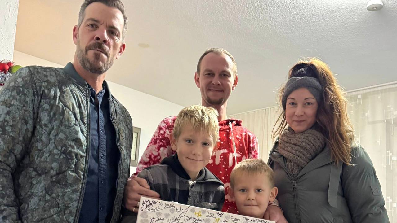 Torben und Nadine Klein zu Besuch bei einer Familie in Pulheim, die Ehefrau und Mutter verloren hat.