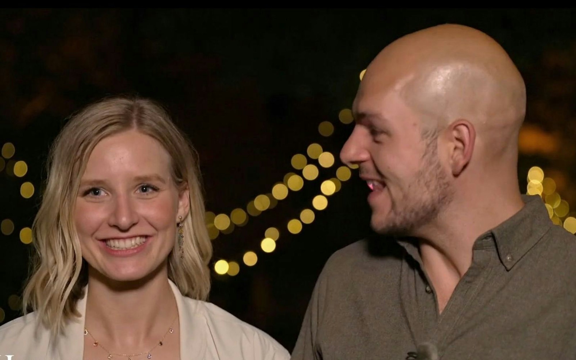 Lina und Daniel sind happy und wollen zusammenbleiben. (Bild: SAT.1)