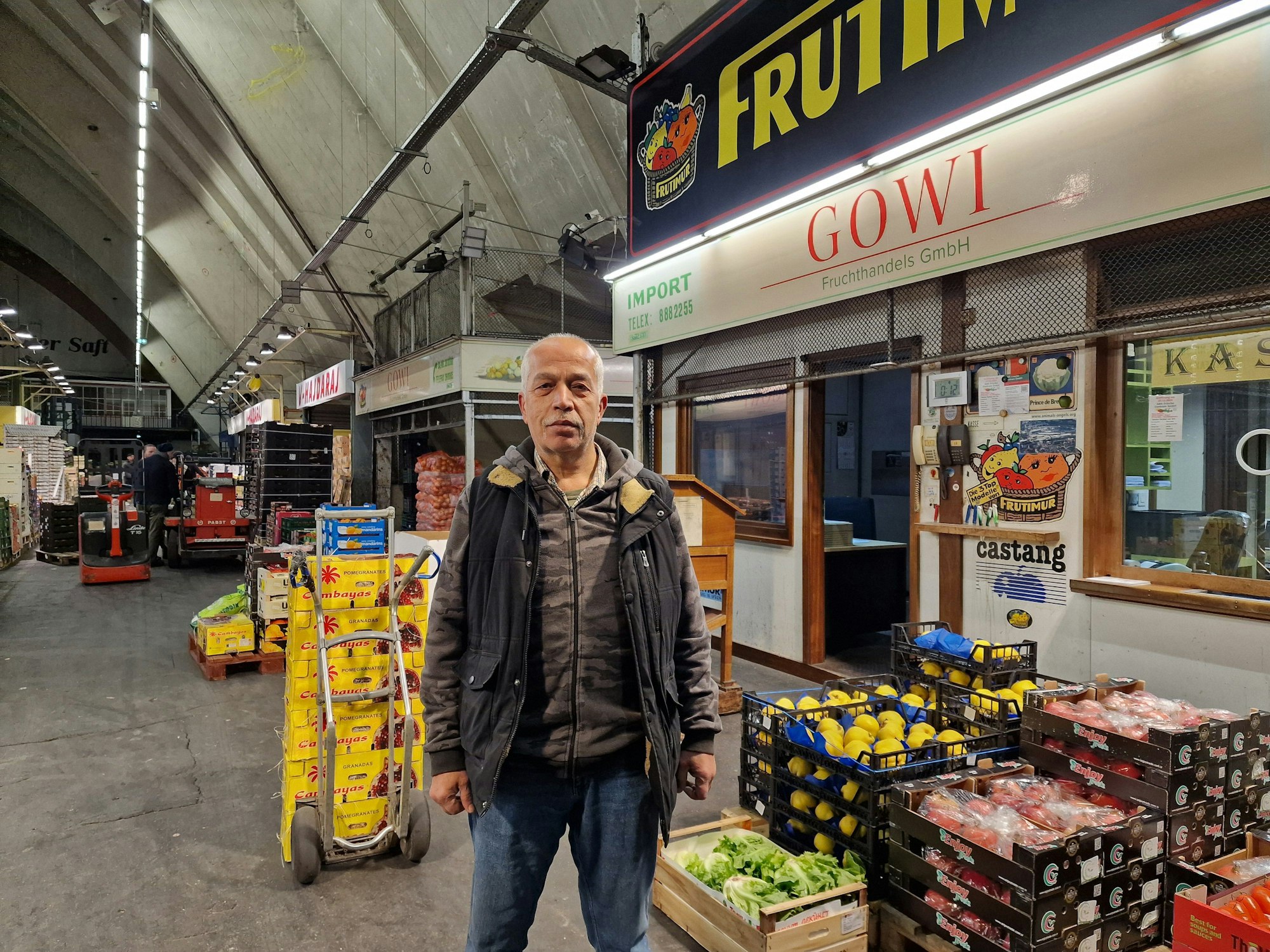 Mehmet Middik arbeitet seit 1984 auf dem Kölner Großmarkt.
