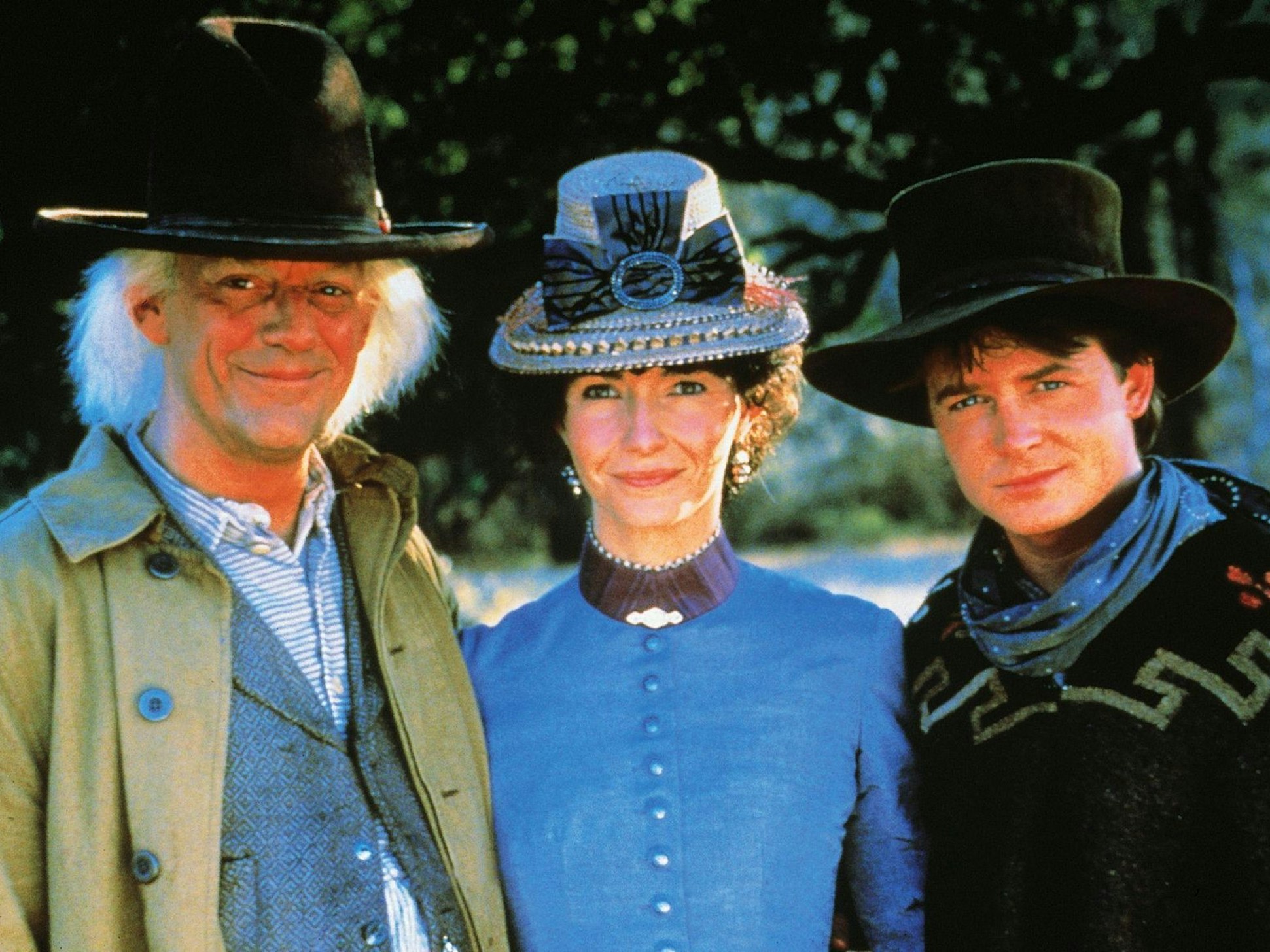 In Teil „Zurück in die Zukunft III“ findet auch Doc Brown (Christopher Lloyd, Bild links) sein Liebesglück mit Clara Clayton (Mary Steenburgen). (Bild: Universal Pictures)