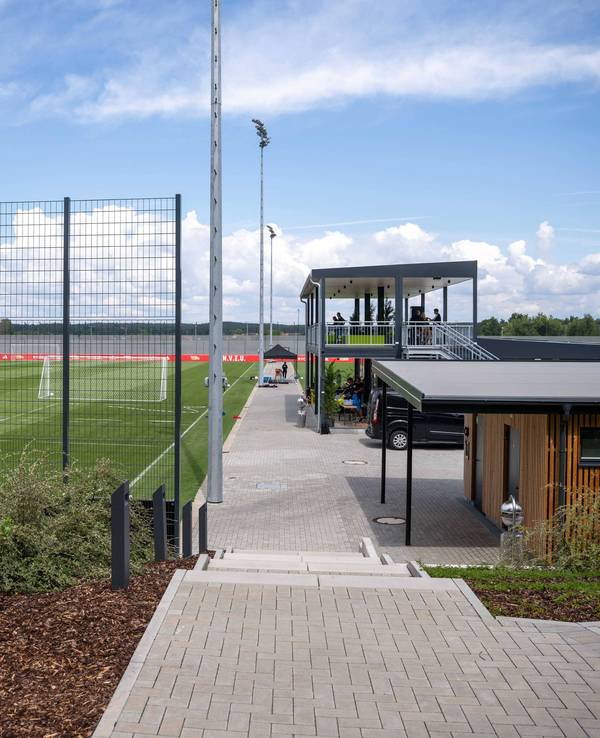 Trainingsplatz am Homeground von Adidas.