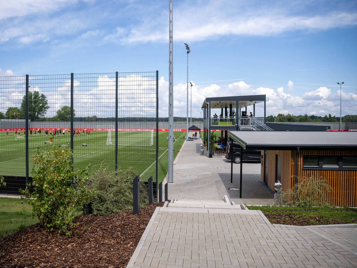 Trainingsplatz am Homeground von Adidas.