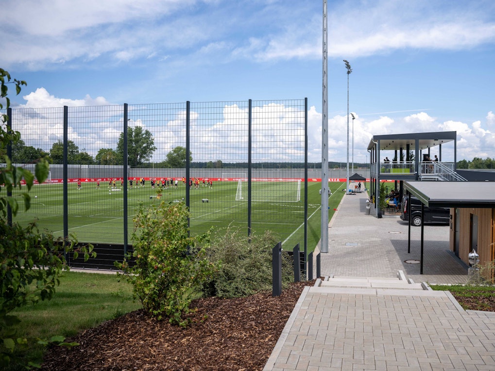 Trainingsplatz am Homeground von Adidas.