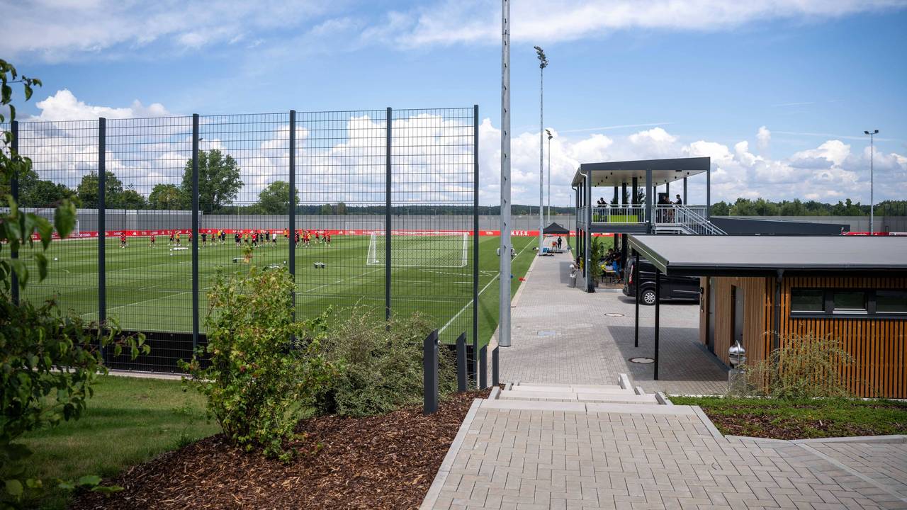 Trainingsplatz am Homeground von Adidas.