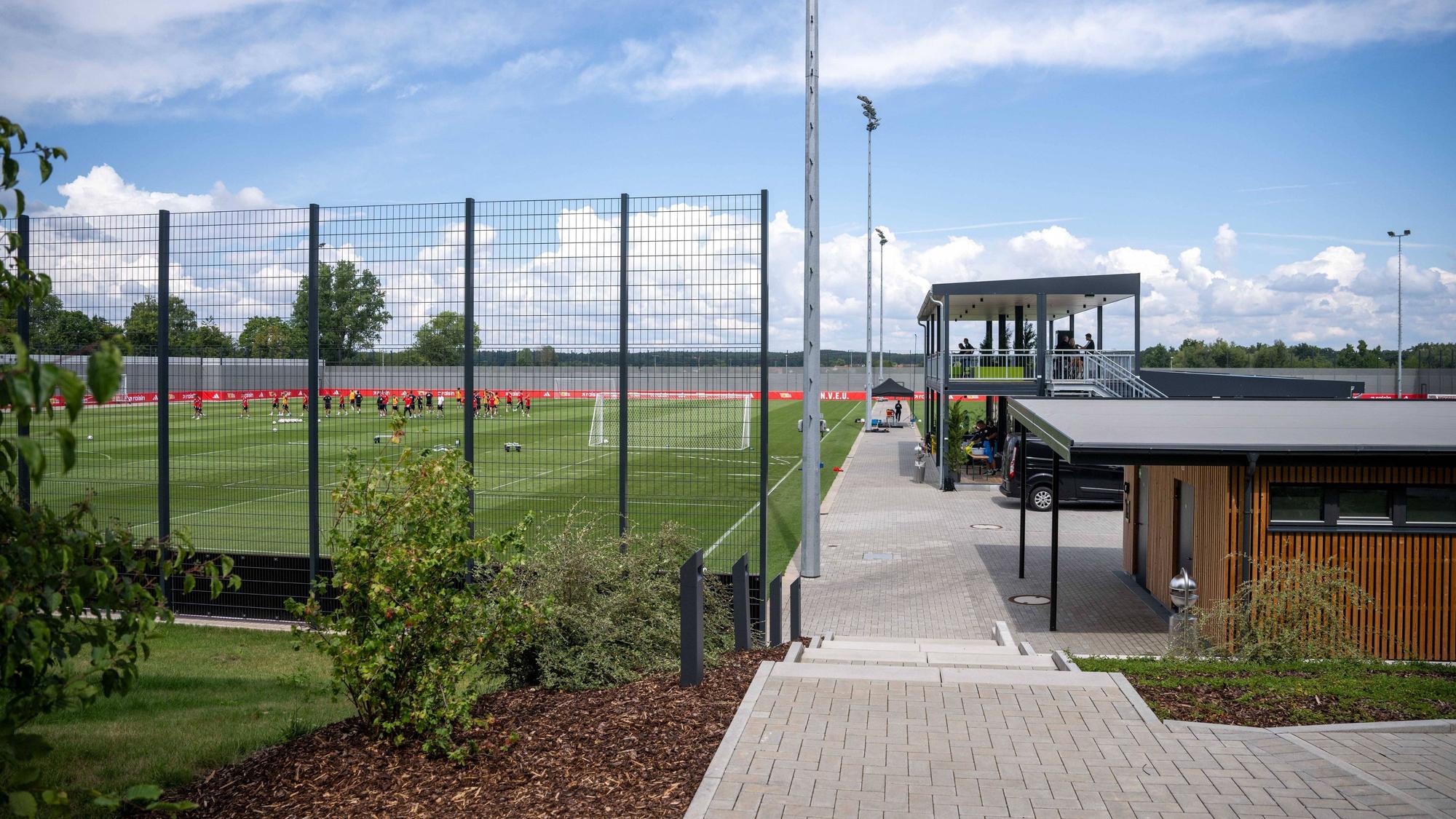 Trainingsplatz am Homeground von Adidas.