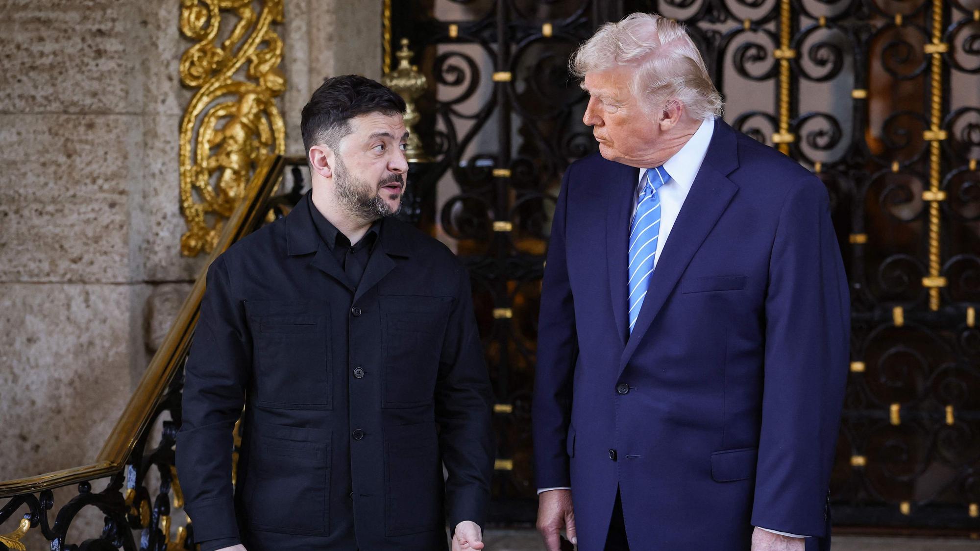 US-Präsident Donald Trump und der ukrainische Staatschef Wolodymyr Selenskyj