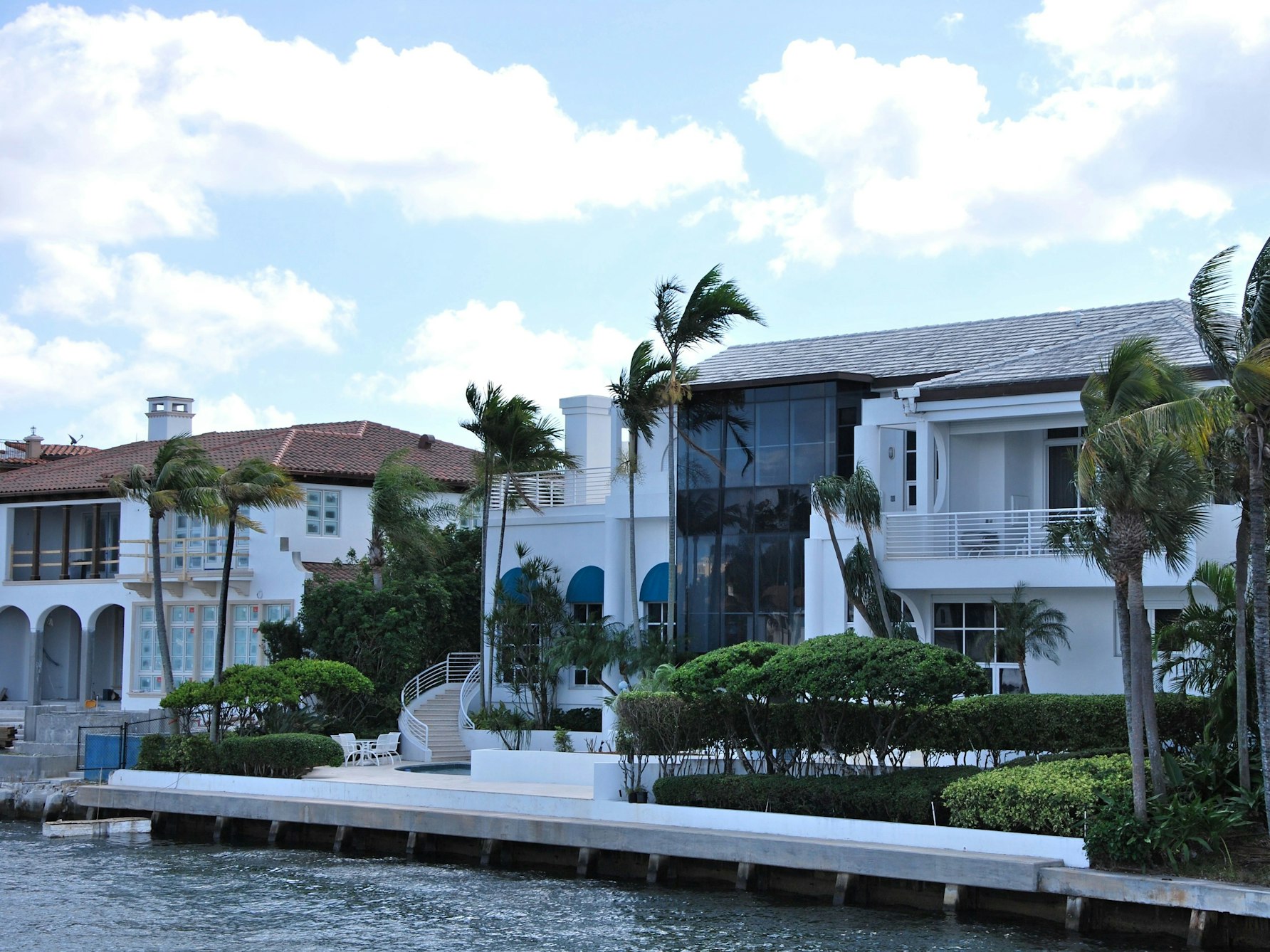 An Floridas Küste, wie auf diesem Symbolfoto aus Fort Lauderdale, reihen sich Nobelvillen aneinander.