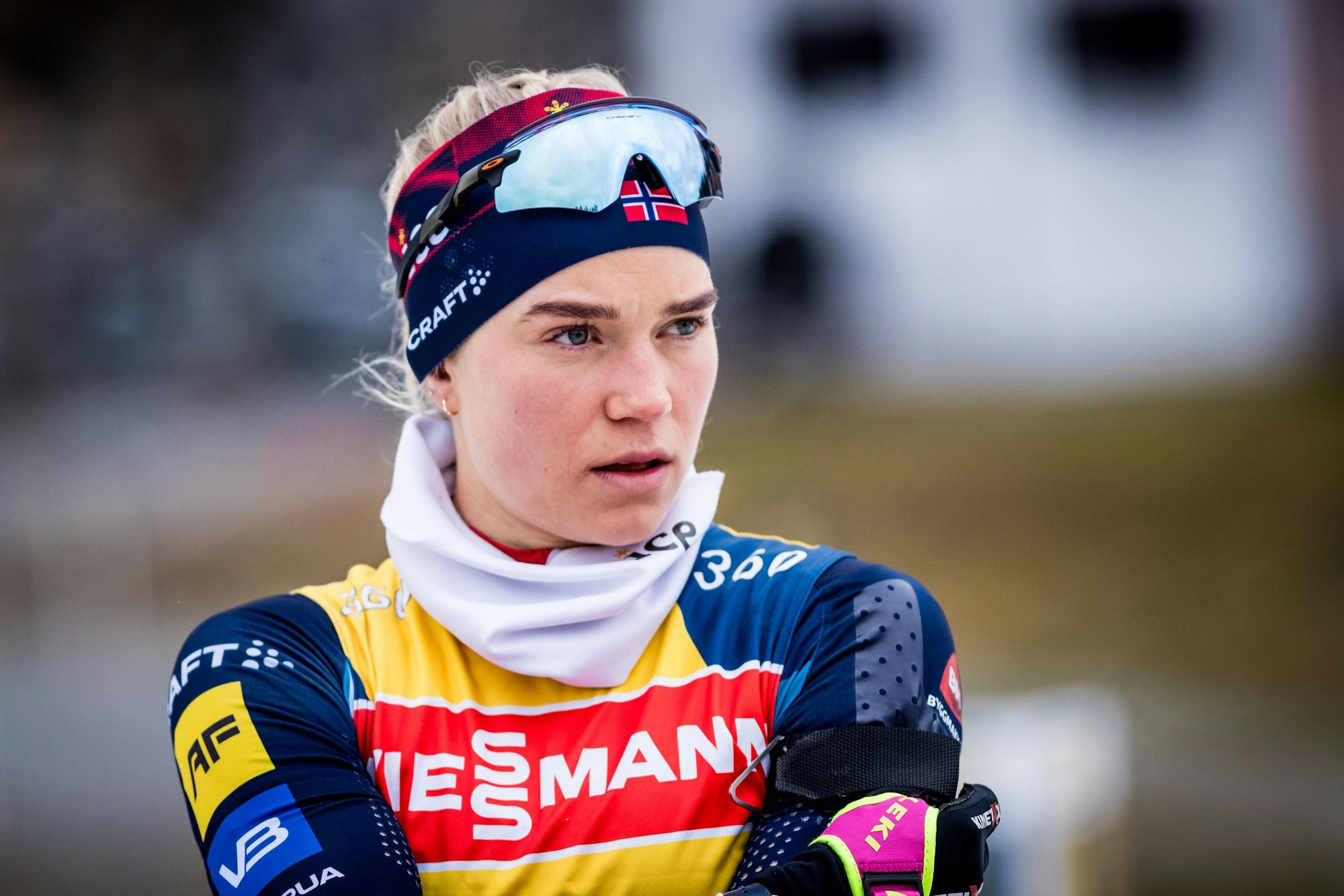 Juni Arnekleiv bei einem Training.