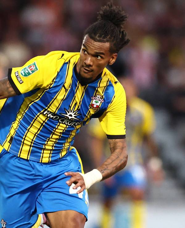 Damion Downs im Spiel gegen Northampton.