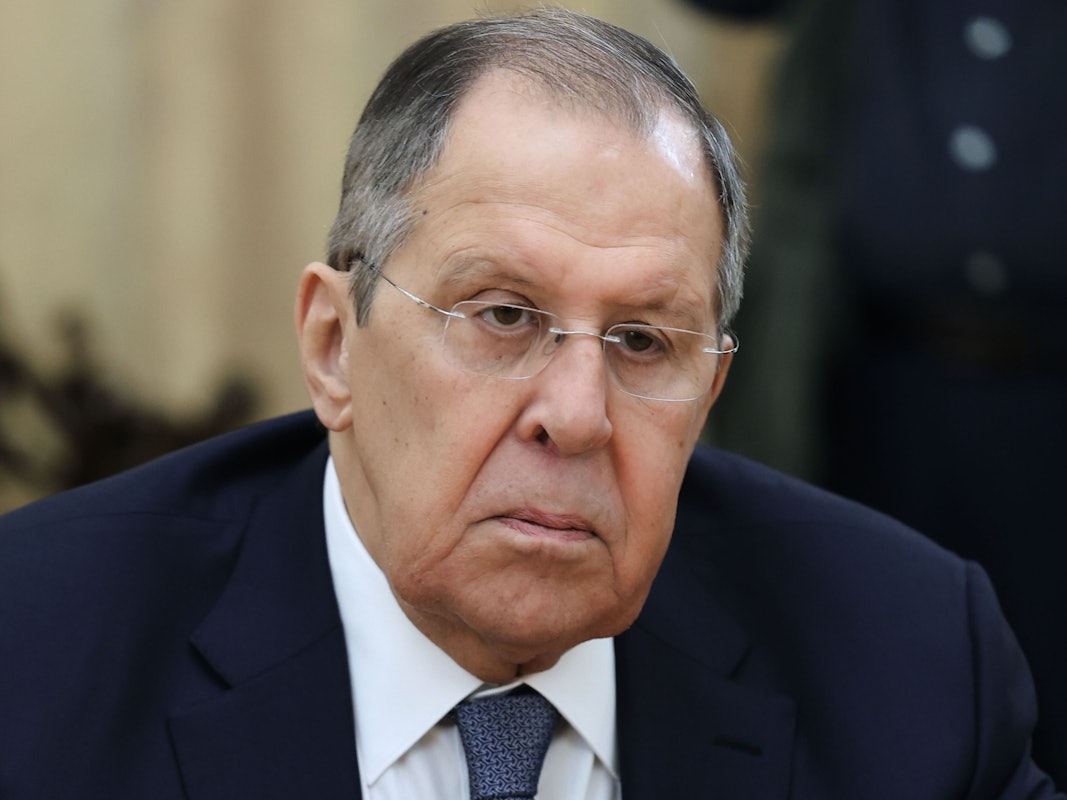 Der russische Außenminister Sergej Lawrow.