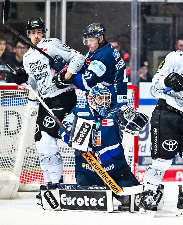 Die Kölner Haie gewannen den Jahresabschluss bei den Iserlohn Roosters.