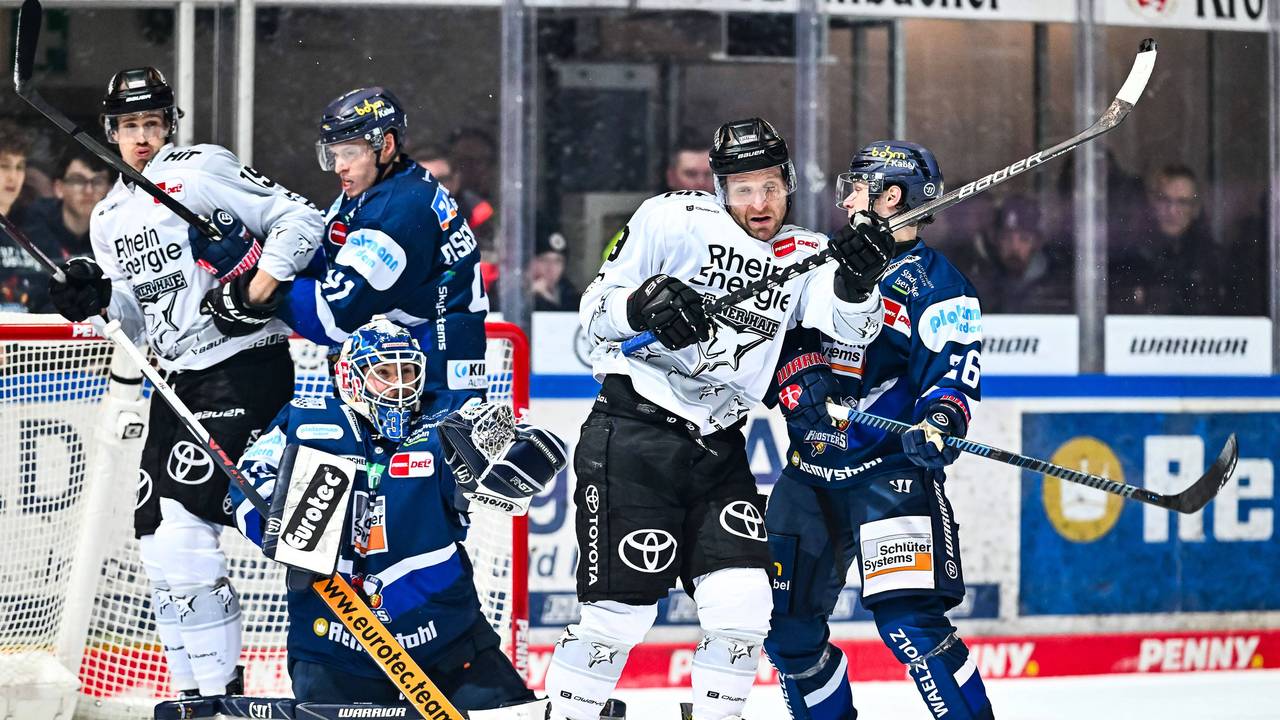 Die Kölner Haie gewannen den Jahresabschluss bei den Iserlohn Roosters.