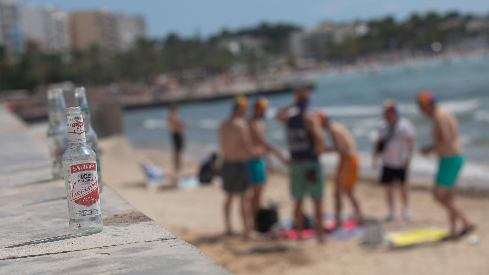 Der Strand von Arenal auf Mallorca ist meistens in deutscher Hand.