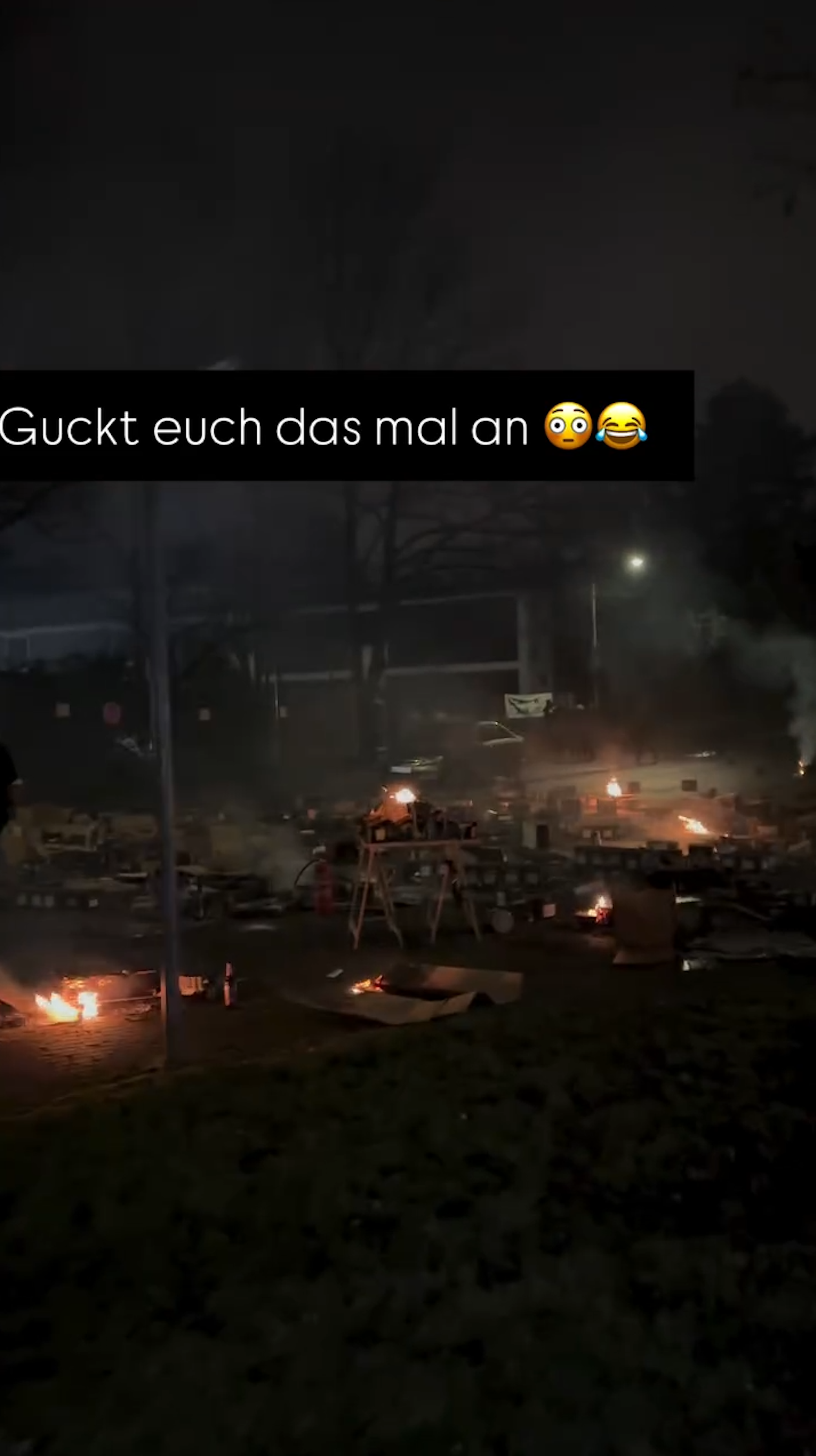 Auch Alessia Herren zeigte sich in einer ihrer Storys auf Instagram erstaunt über die exzessive Silvesterparty in Flittard.