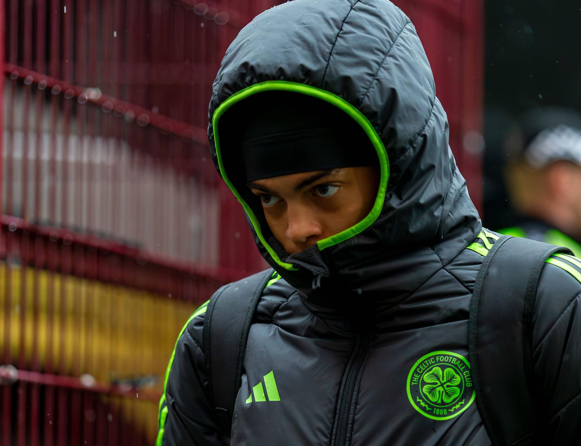 Der FC soll an einer Leihe von Jahmai Simpson-Pusey (hier im Oktober im Tynecastle Park in Edinburgh) arbeiten.