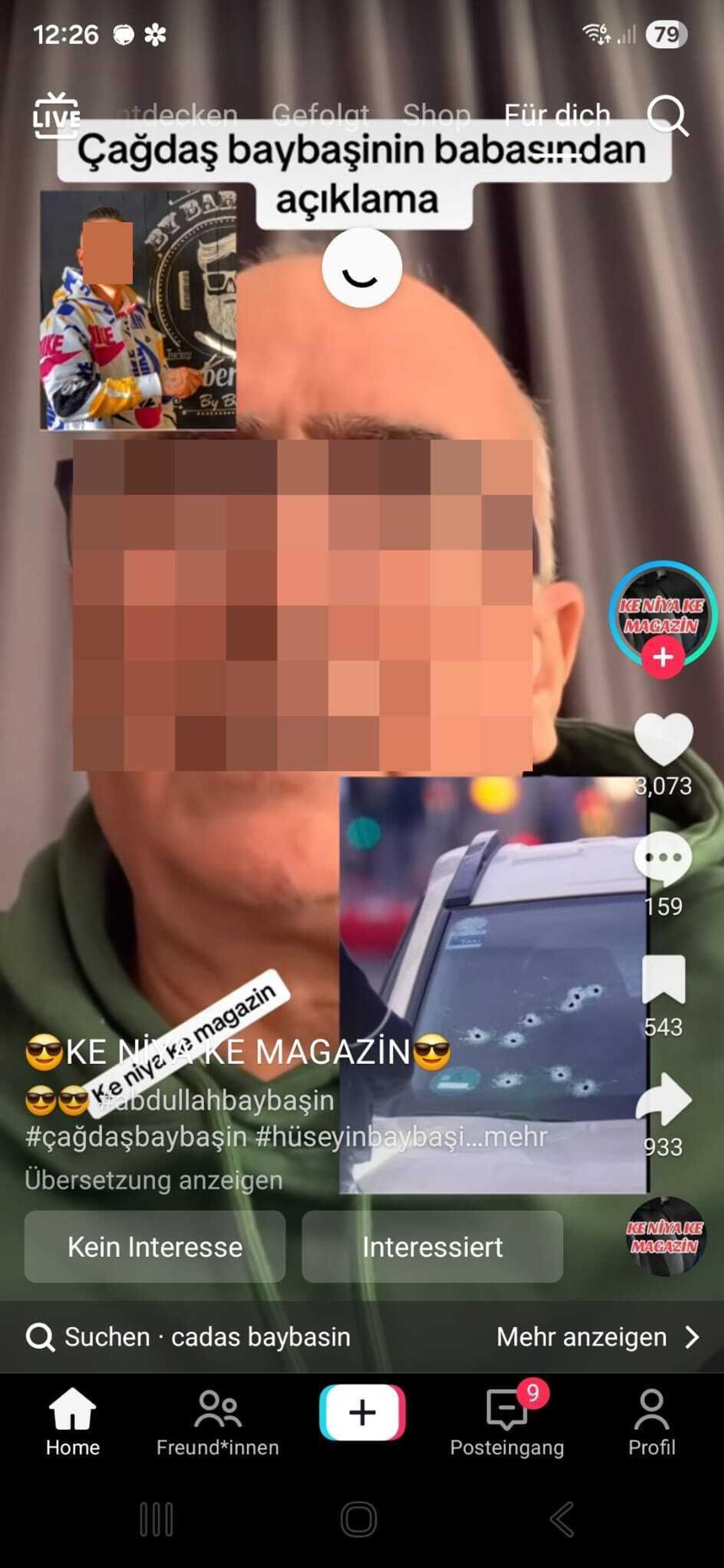 Nach den Schüssen auf der Kaiserstraße in Düsseldorf: Der Vater des lebensgefährlich Verletzten schwört auf TikTok Rache.