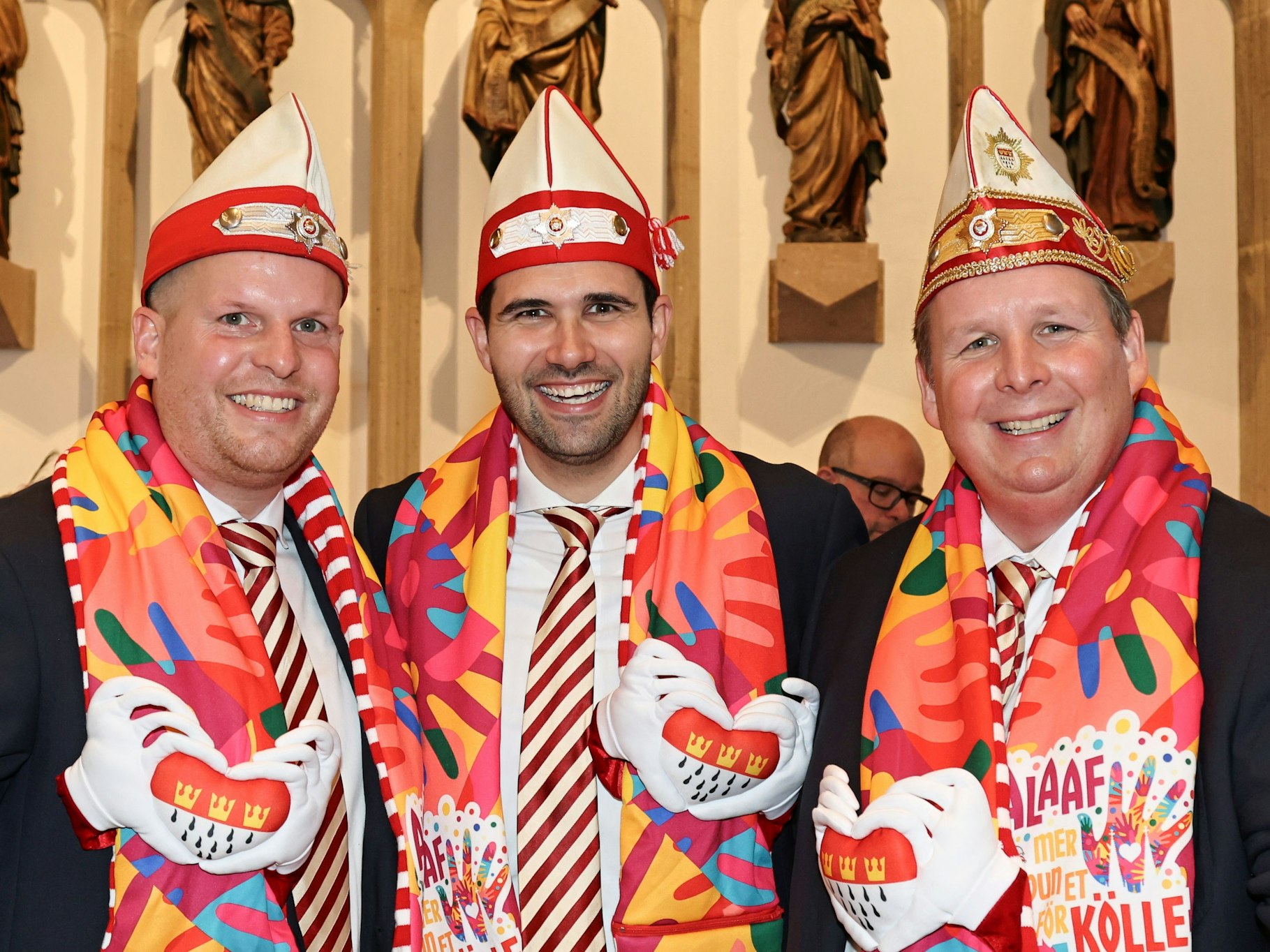 Das designierte Dreigestirn der Session 2026.