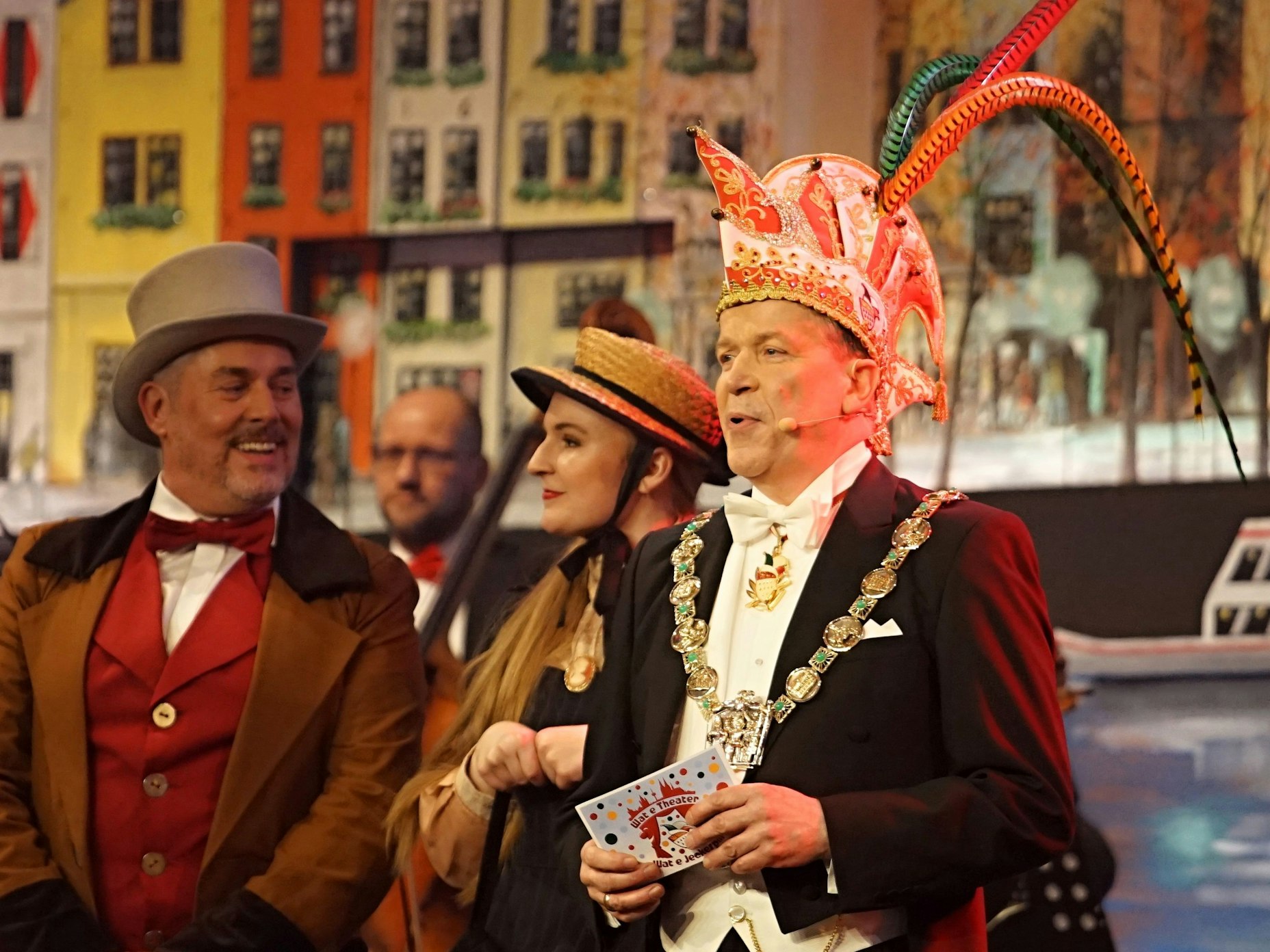 Christoph Kuckelkorn bei der Proklamation des Kölner Dreigestirns.
