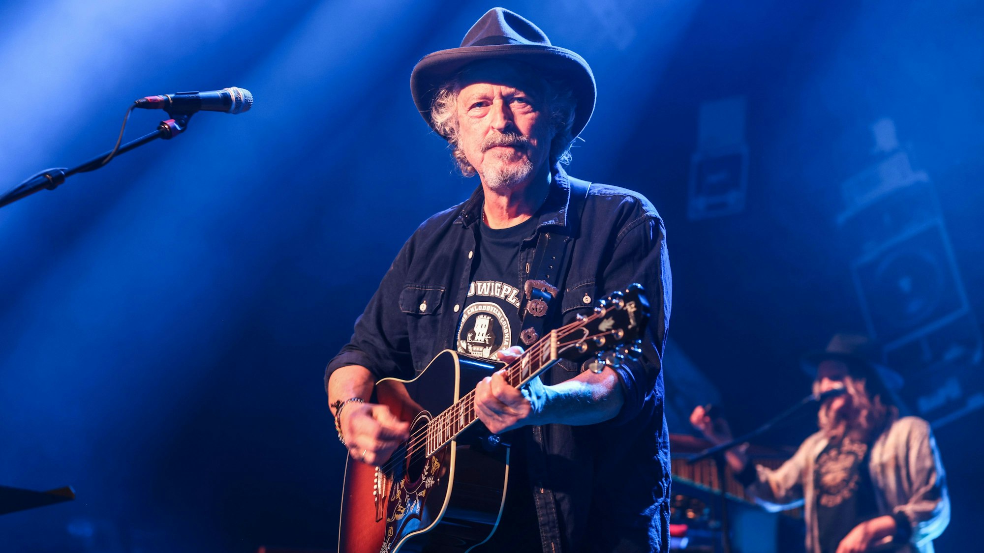 BAP-Sänger Wolfgang Niedecken bei einem Konzert