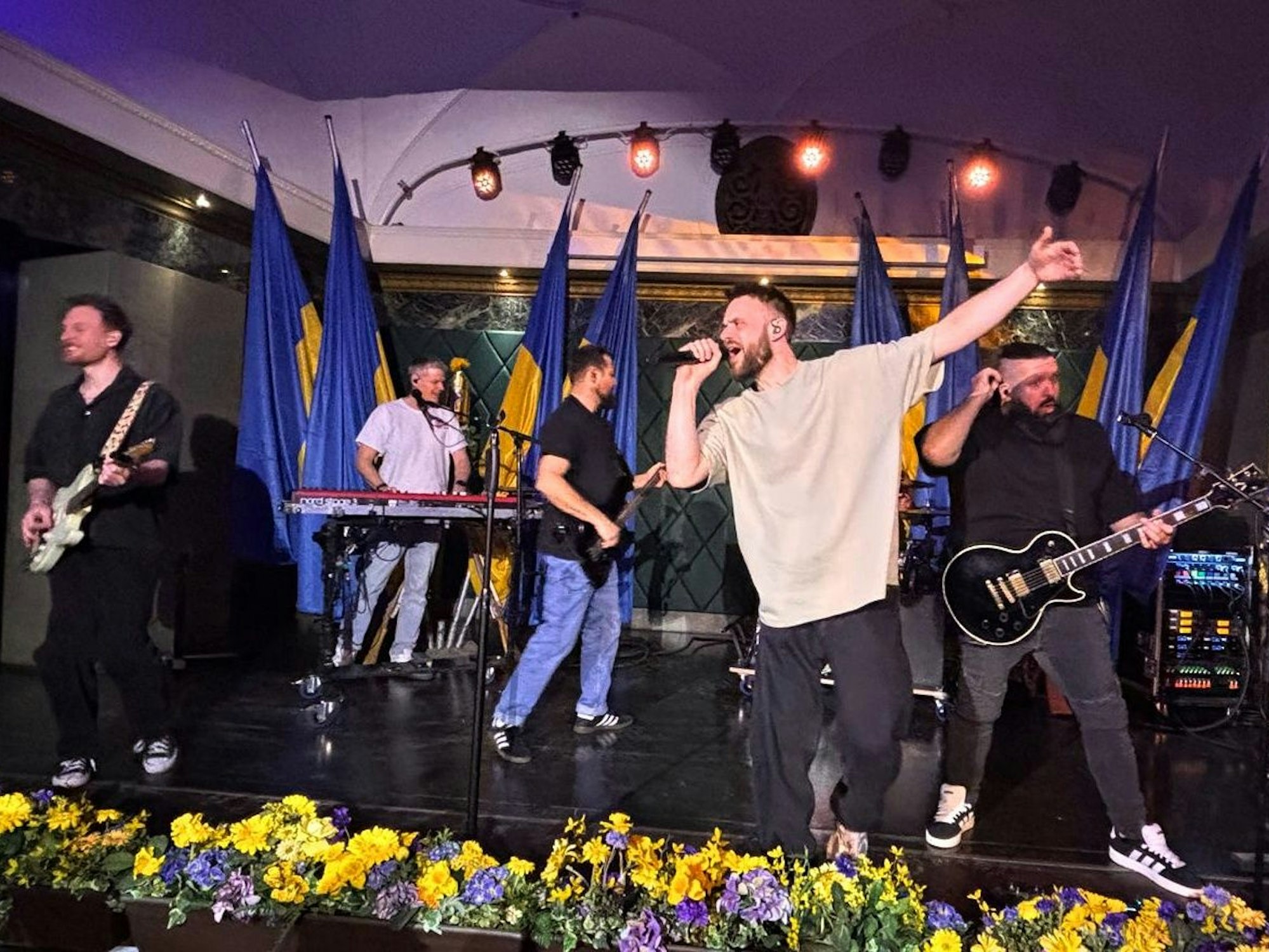 StadtRand beim Auftritt bei der Bürgergarde.