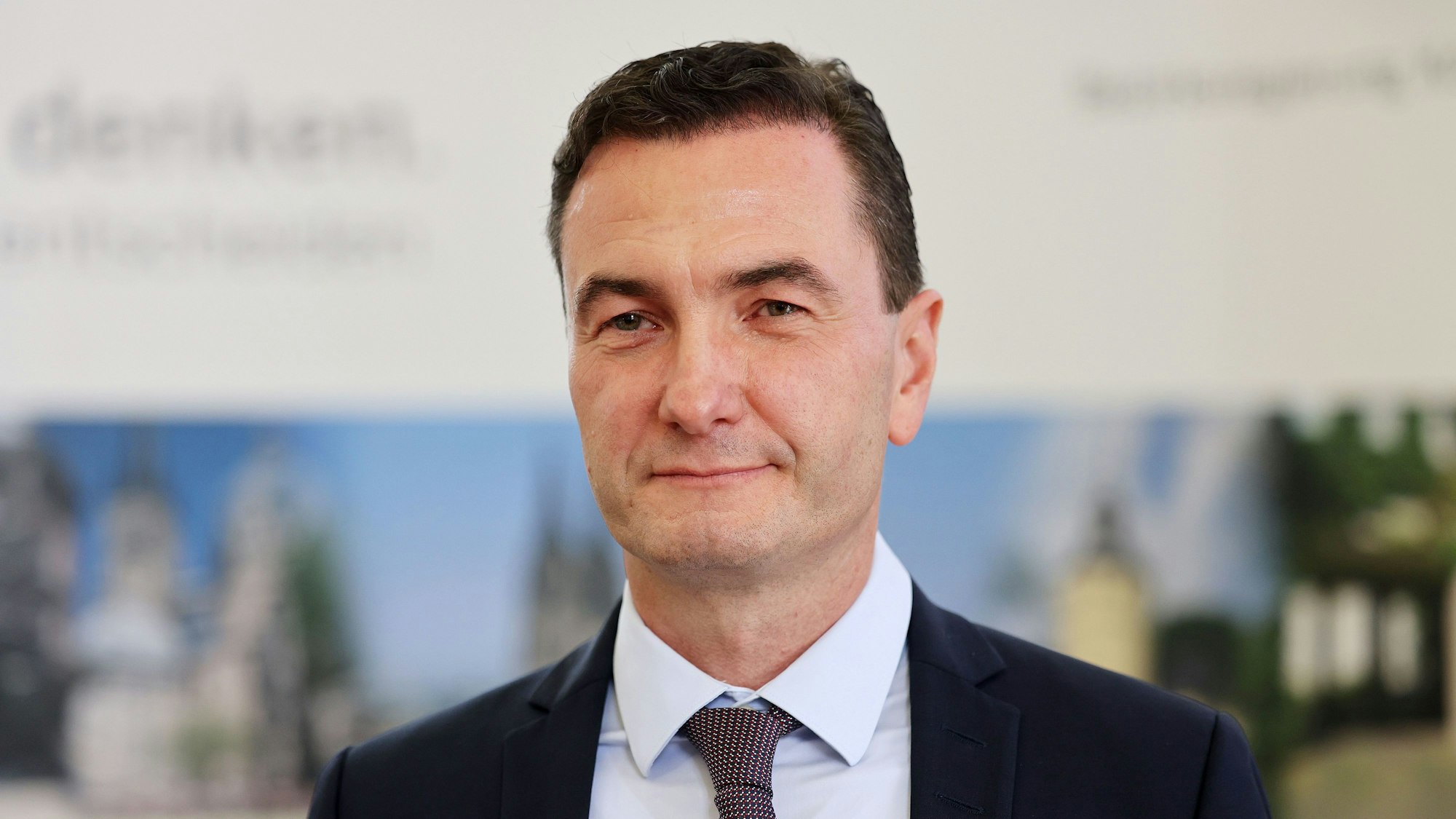 Thomas Wilk, Regierungspräsident von Köln, bei seiner Amtseinführung.