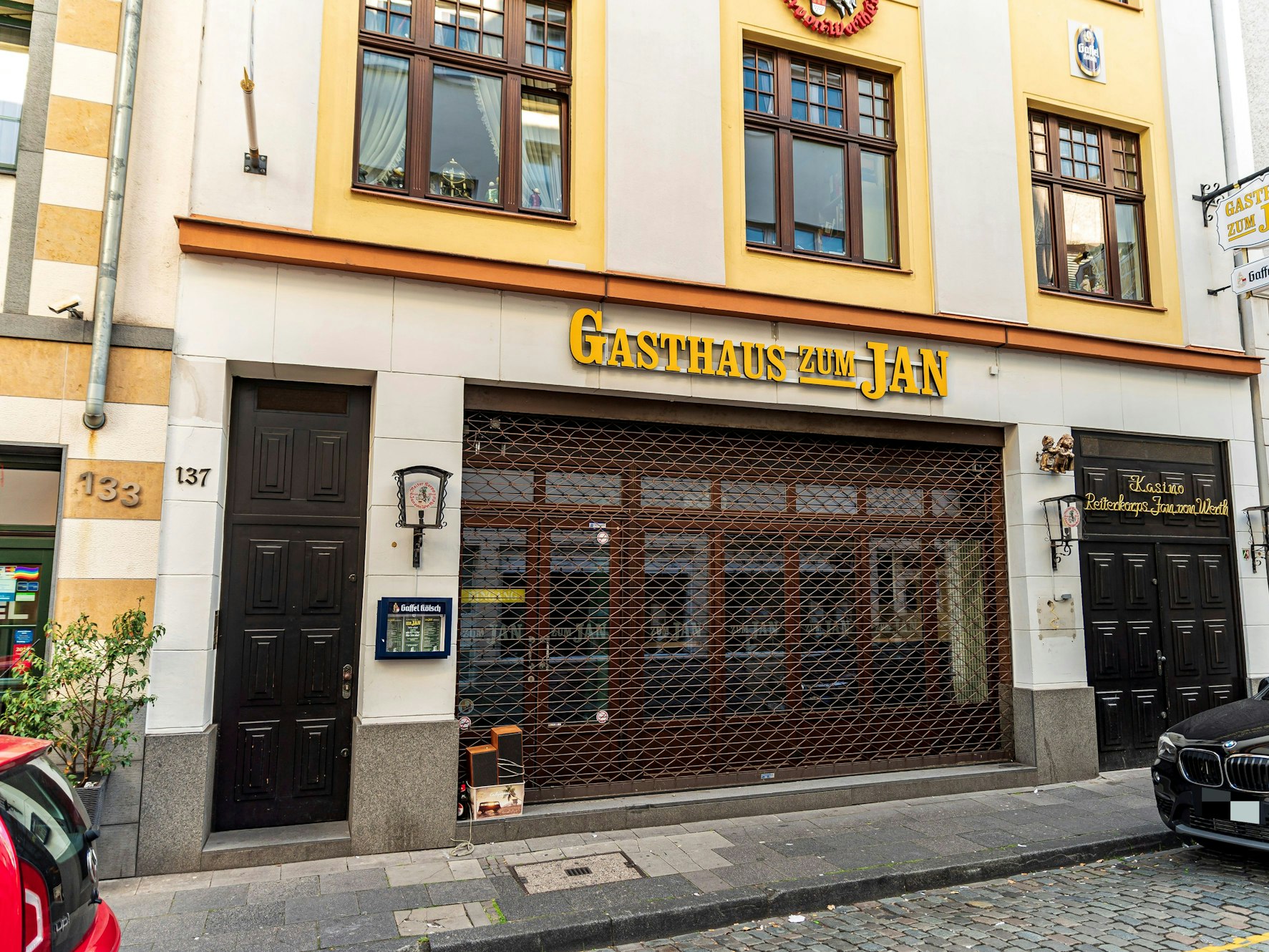 Das „Gasthaus zum Jan“ auf der Thieboldsgasse schließt an Aschermittwoch. Hier ein Archivfoto aus dem Jahr 2020.