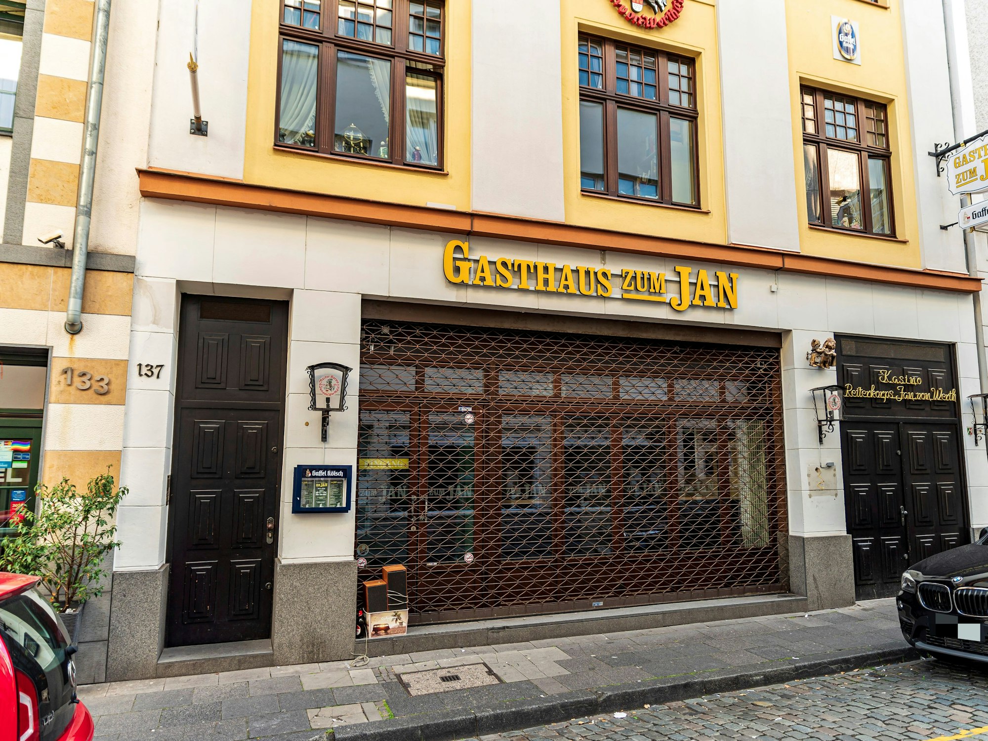 Das „Gasthaus zum Jan“ auf der Thieboldsgasse schließt an Aschermittwoch. Hier ein Archivfoto aus dem Jahr 2020.