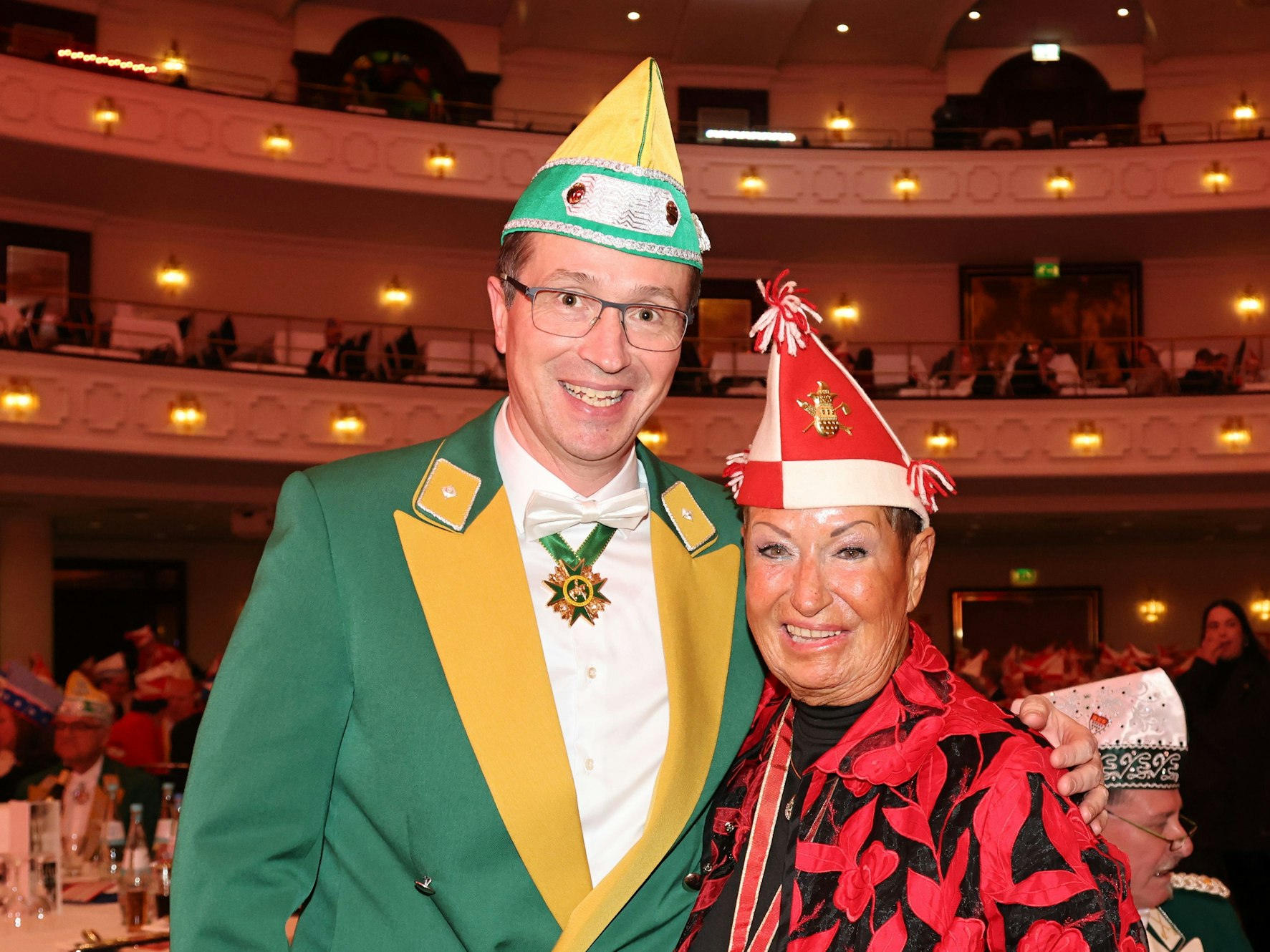 Marita Köllner mit Artz Jan-Malte Sinning.