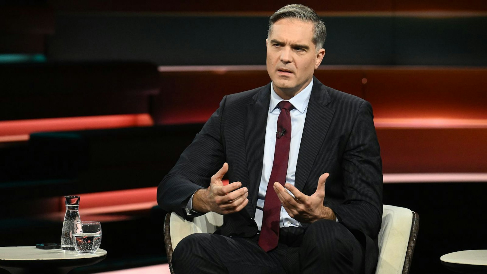 CNN-Korrespondent Frederik Pleitgen warnte vor einem zunehmenden Kräftemessen in der Arktis. (Bild: Cornelia Lehmann, ZDF)