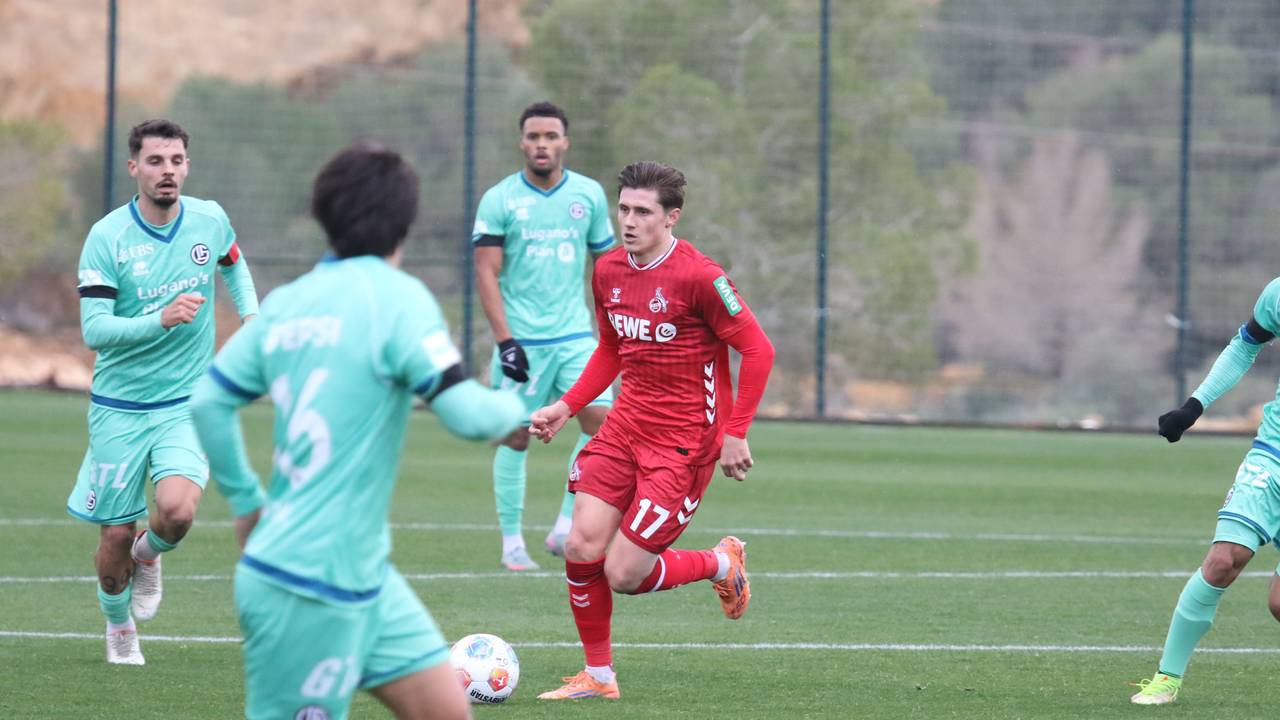 Alessio Castro-Montes im FC-Testspiel gegen den FC Lugano im Trainingslager in La Nucia.