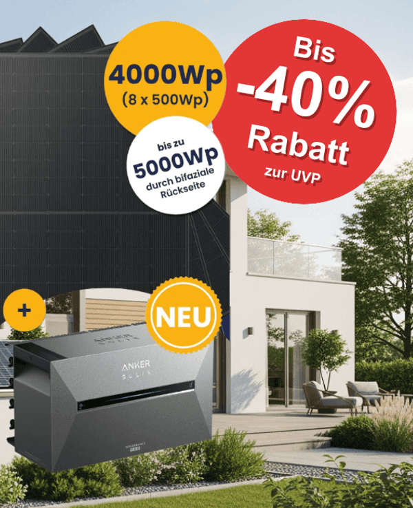 Das 4000Wp Balkonkraftwerk von Kleines Kraftwerk