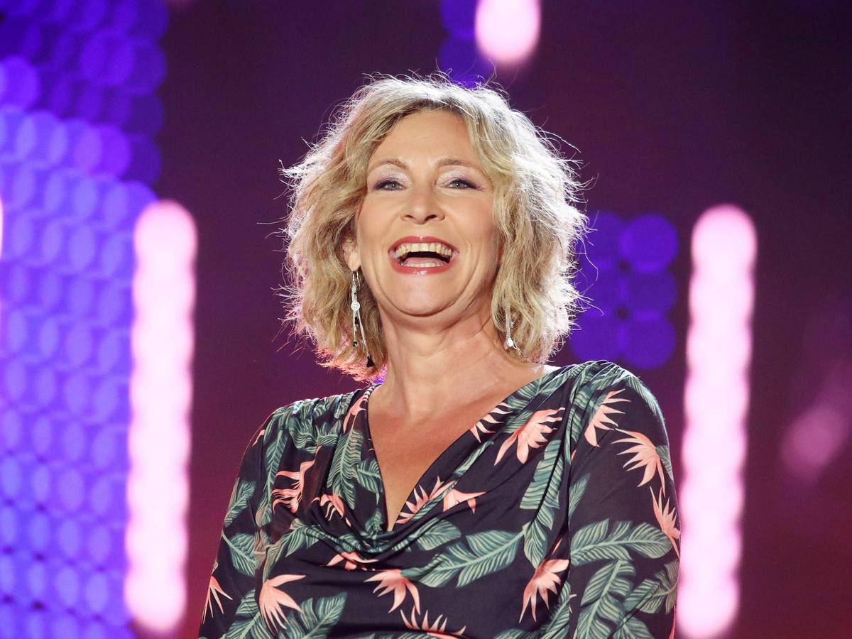 Claudia Jung bei der Generalprobe der ORF-Sendung „Wenn die Musi spielt“.