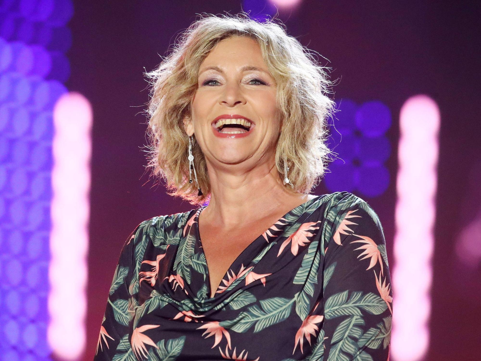 Claudia Jung bei der Generalprobe der ORF-Sendung „Wenn die Musi spielt“.