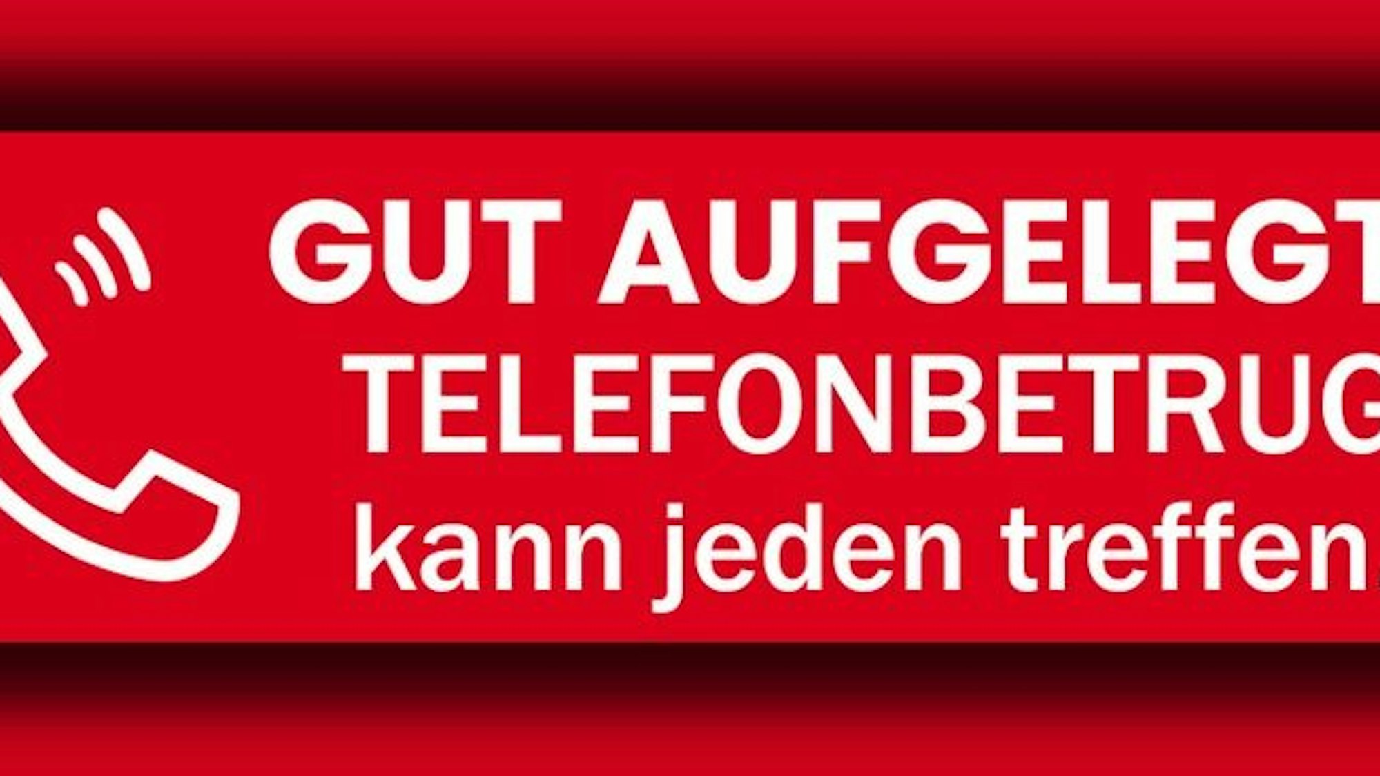 Schockanruf-Betrug zum Nachteil einer Seniorin in Wuppertal.