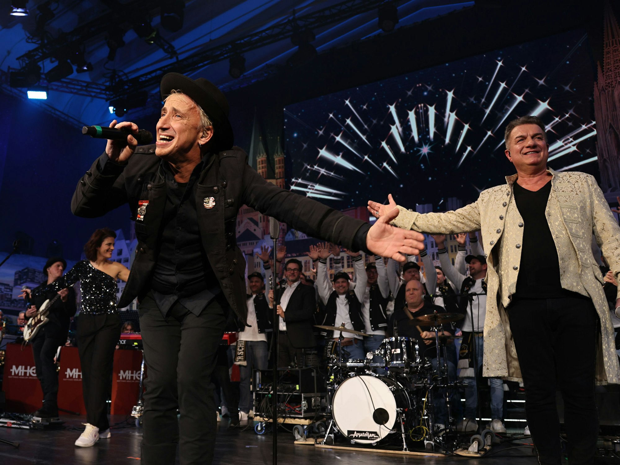 Knittler and Friends bei der Proklamation.