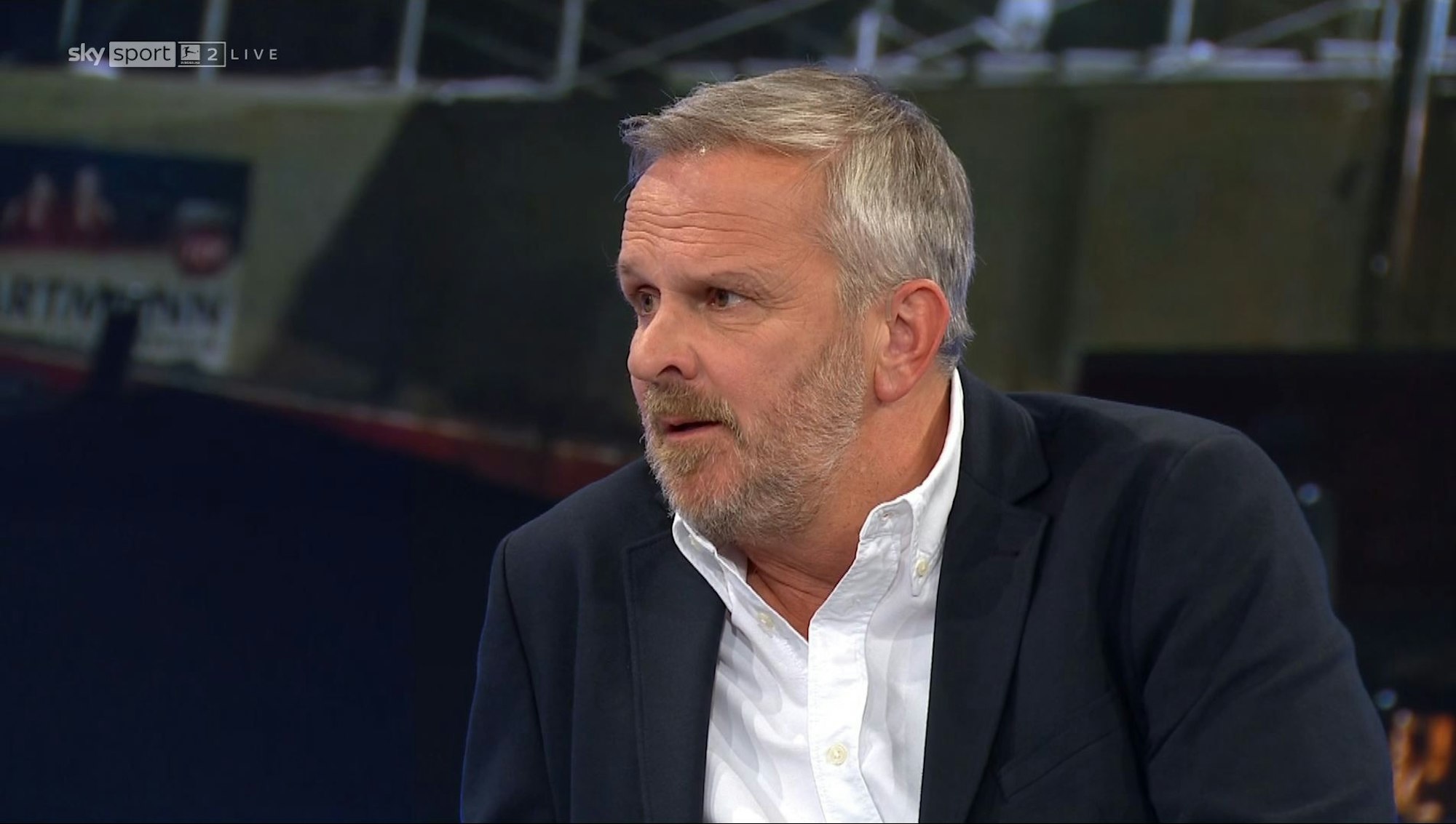 Dietmar Hamann spricht im Sky-Studio.