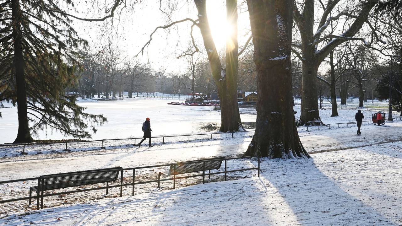 In Köln hat es wieder geschneit.