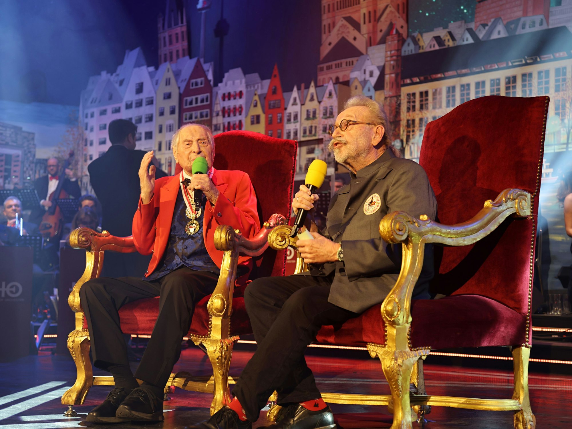 Ludwig Sebus zusammen mit Janus Fröhlich.