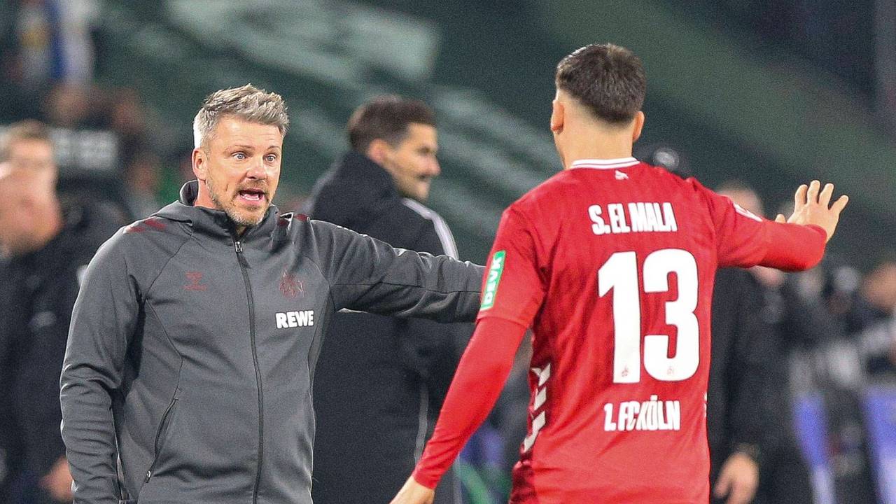 Klar im Umgang miteinander: Trainer Lukas Kwasniok und Said El Mala.