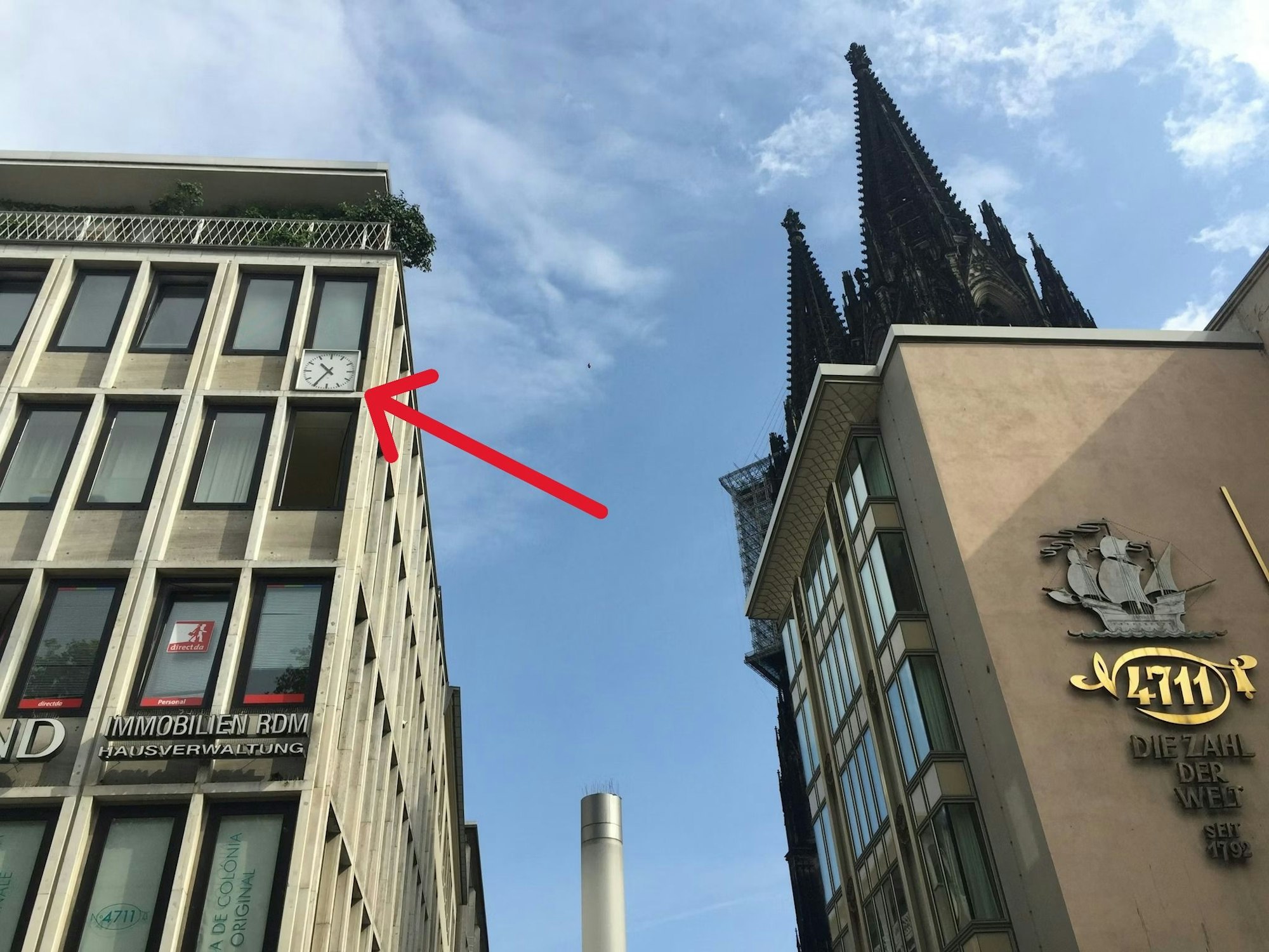 Gebäude am Wallrafplatz in Köln