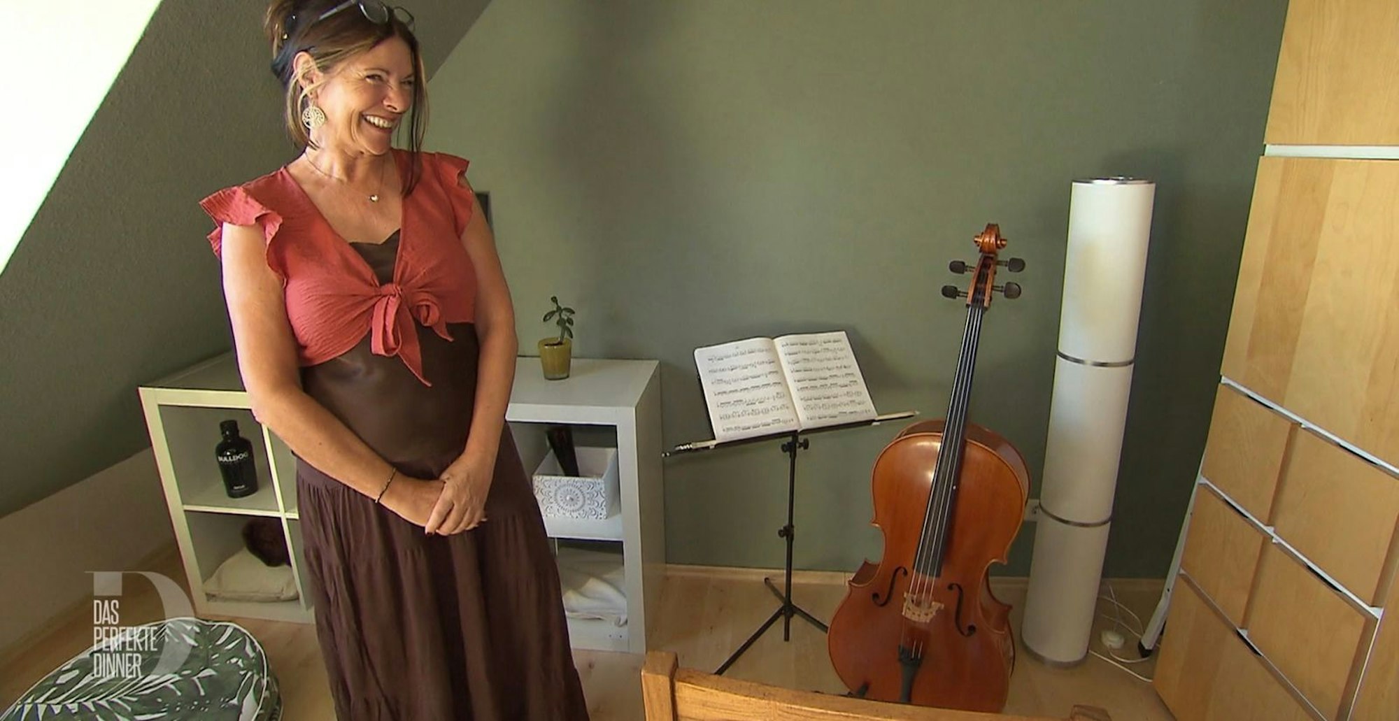 Neben Kochen ist das Cellos Wibkes großes Hobby. (Bild: RTL)