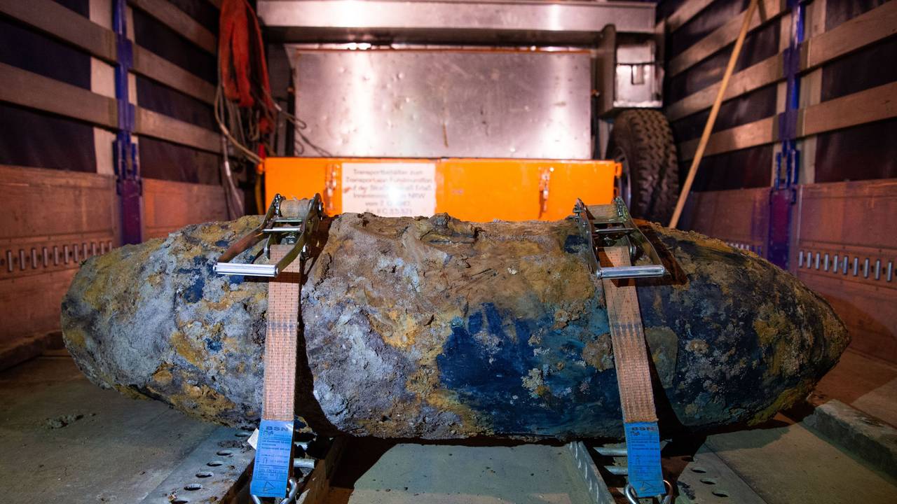 Eine entschärfte Fliegerbombe (Symbolbild): In Aachen wurde ein 250-Kilo-Blindgänger gefunden.