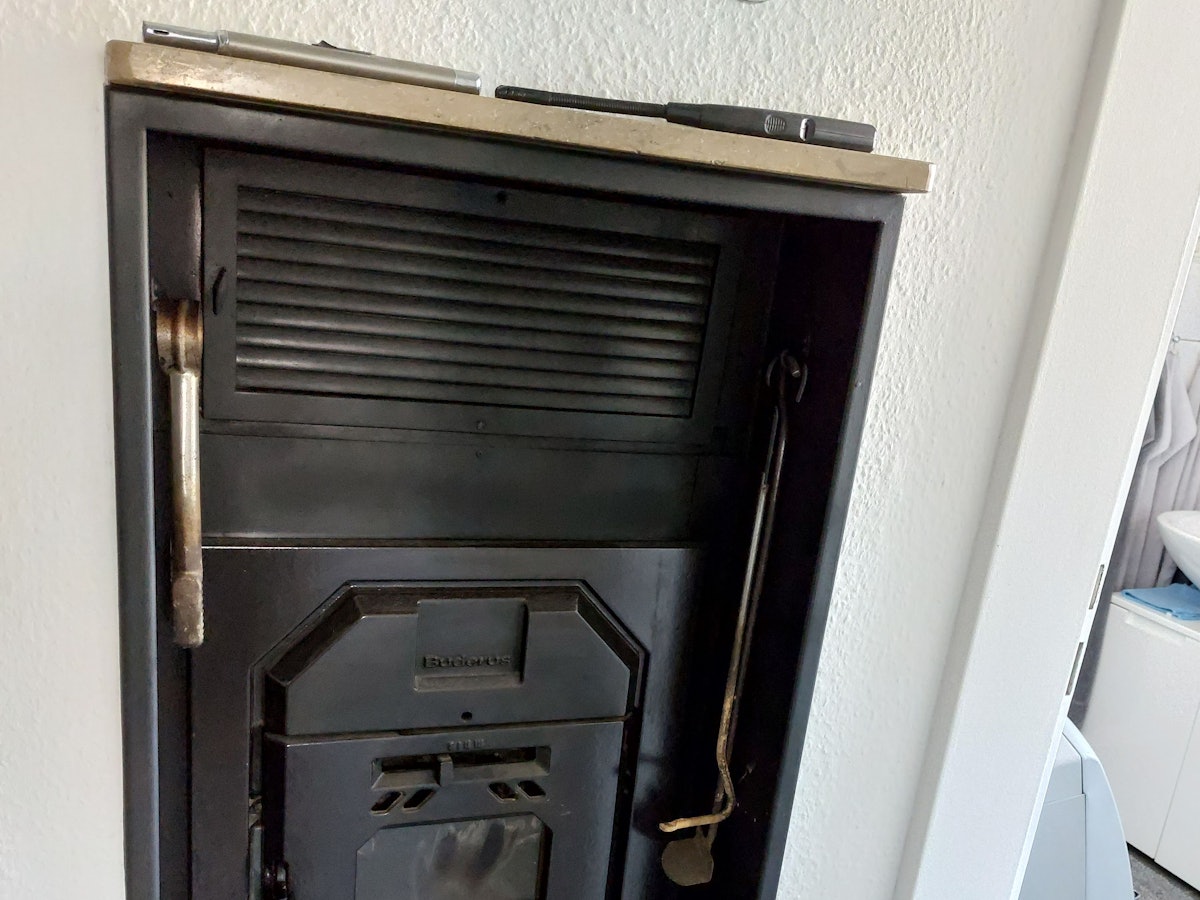 Ein eingebauter Ofen