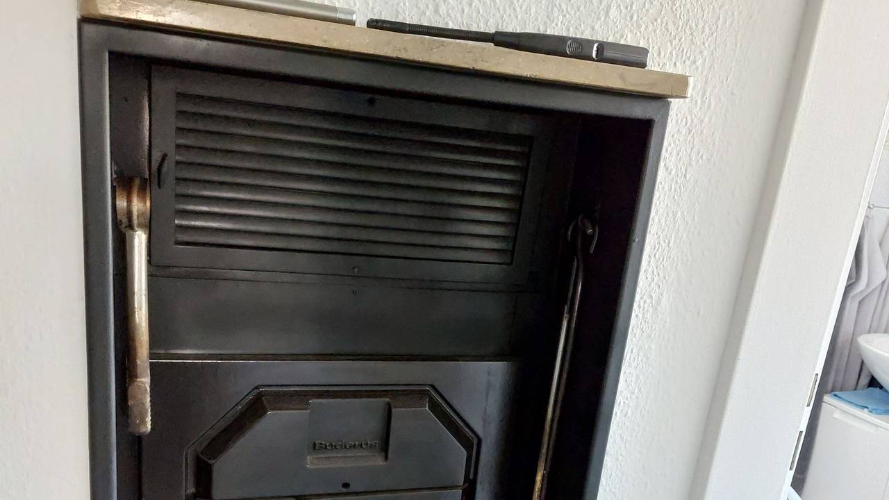 Ein eingebauter Ofen