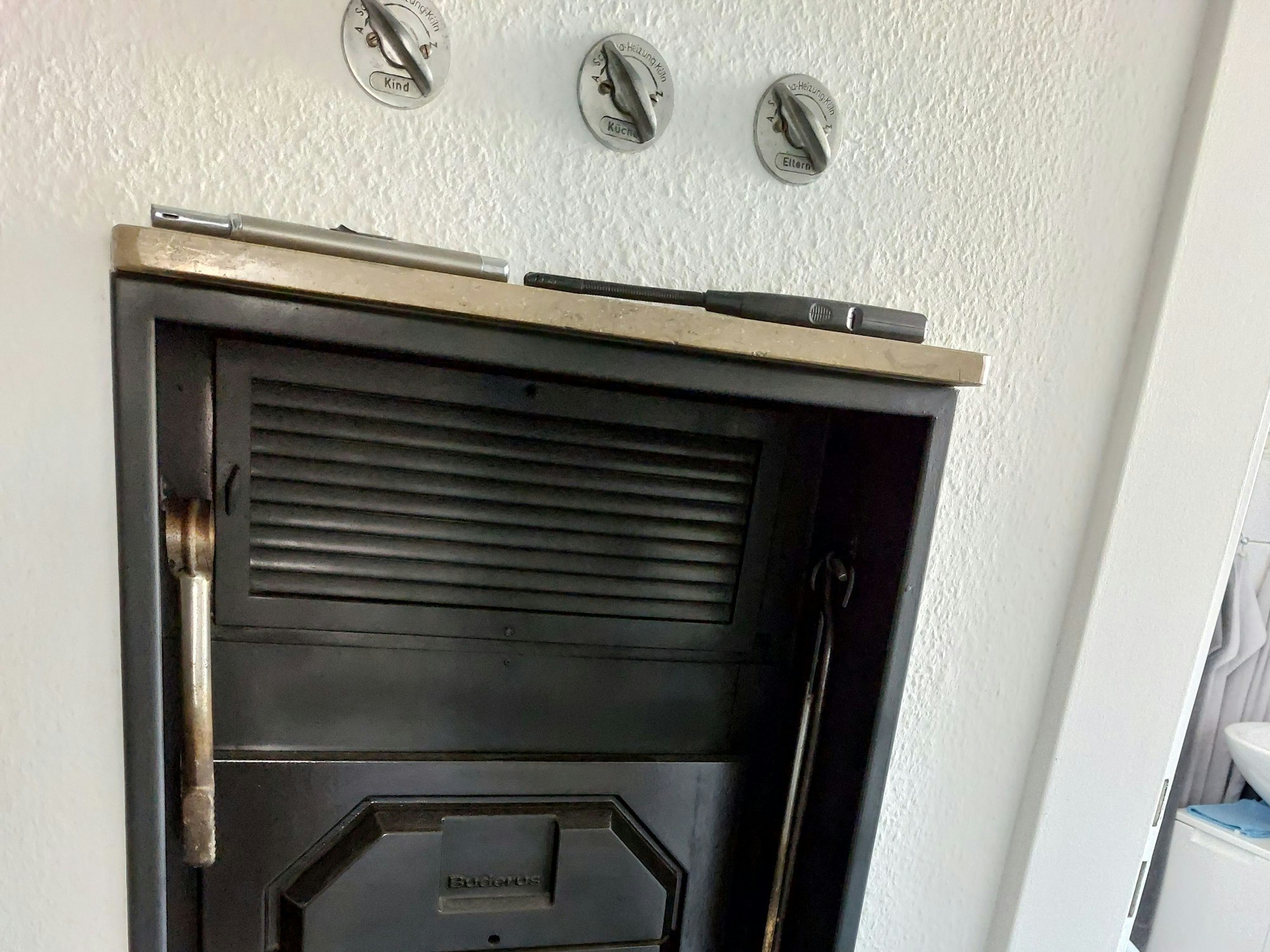 Ein eingebauter Ofen